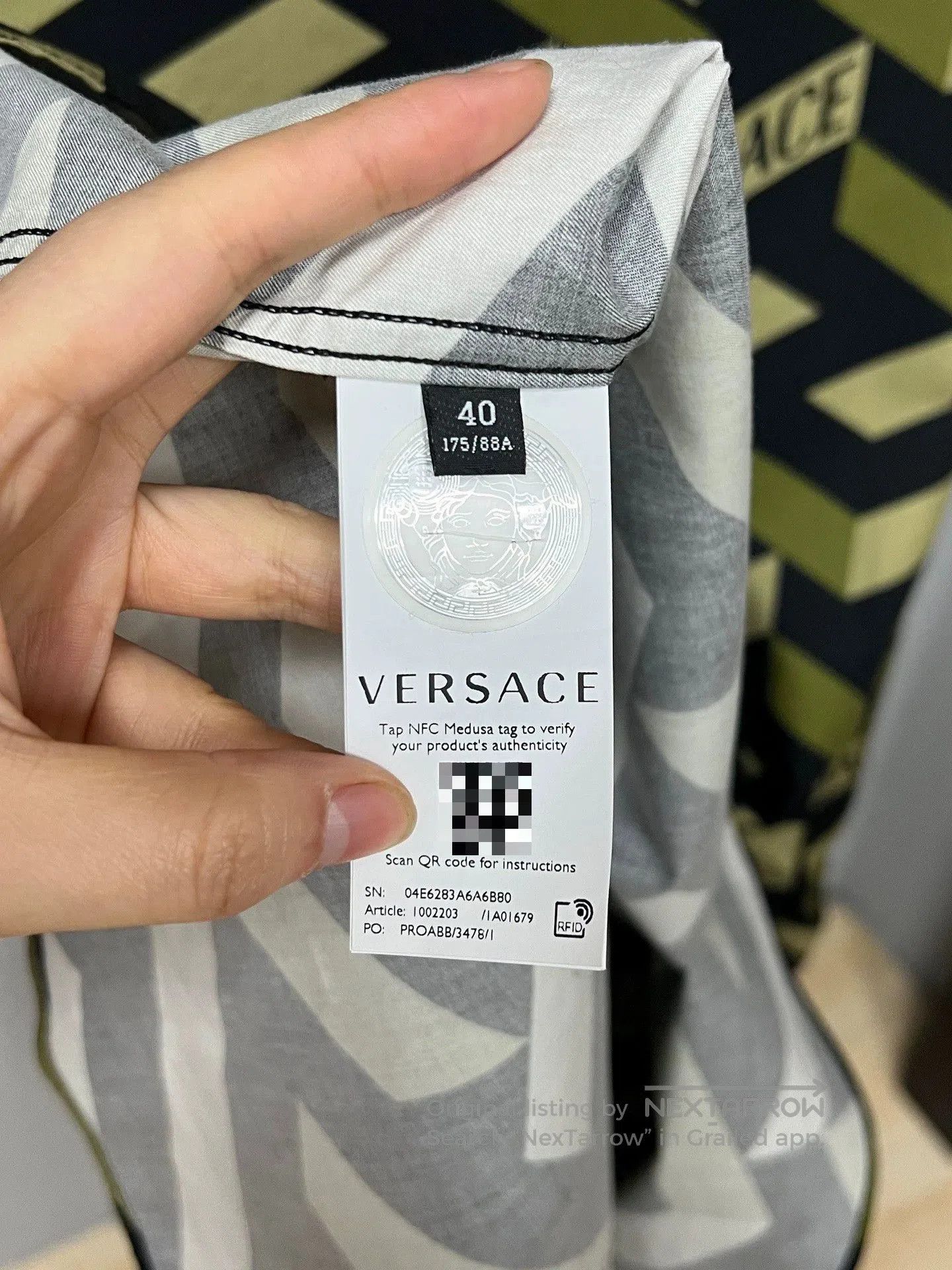 Versace Versace Maze Shirt. Size US XXS / EU 40 - 3 Thumbnail