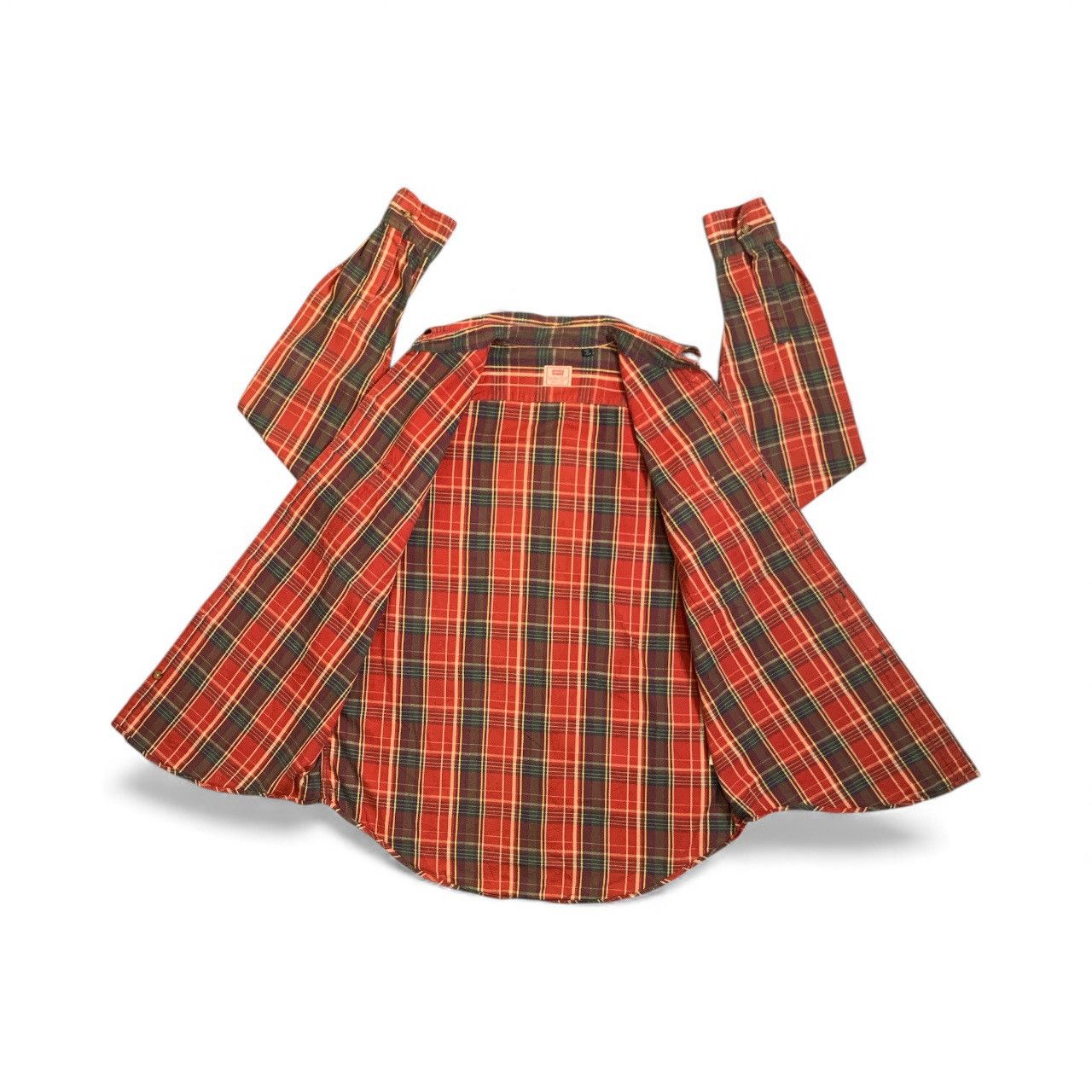 Levi's Rare Design Levi’s Red Plaid Button Up Shirts Size US M / EU 48-50 / 2 - 3 Thumbnail