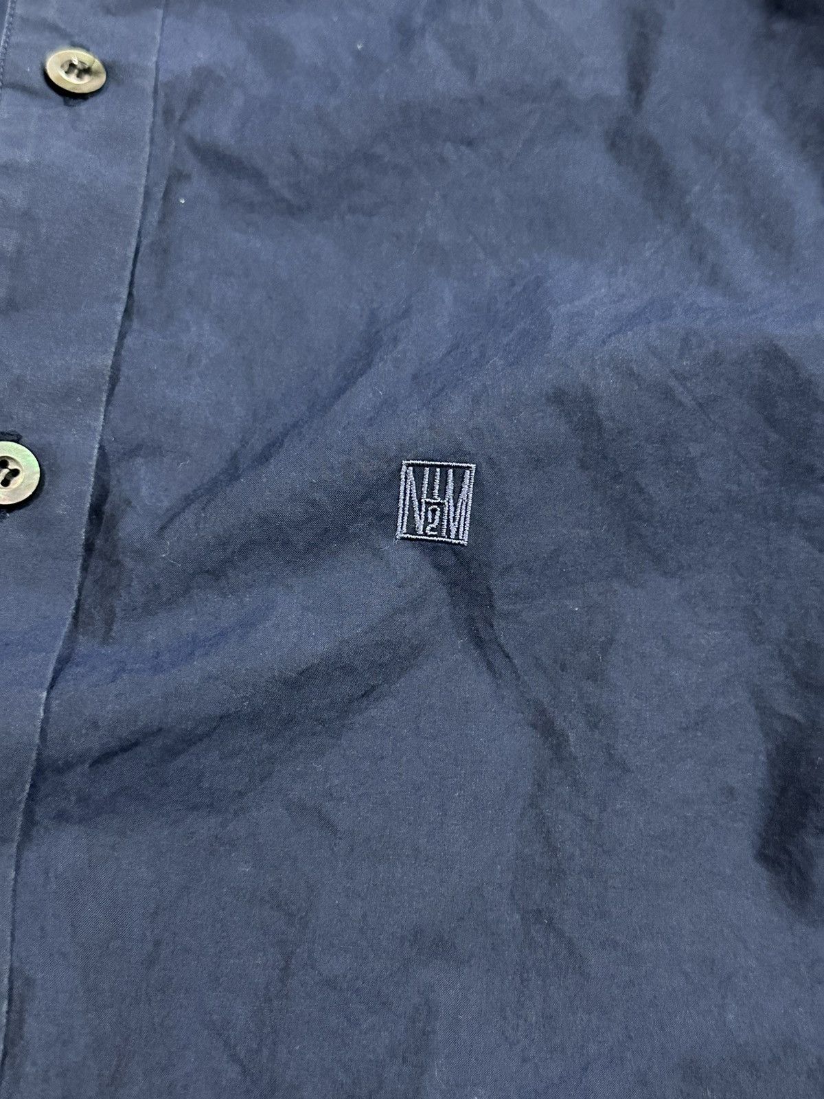 N.Hoolywood N.Hoolywood x Mister Hollywood Heavy Cotton Blue Shirt Size US S / EU 44-46 / 1 - 5 Thumbnail