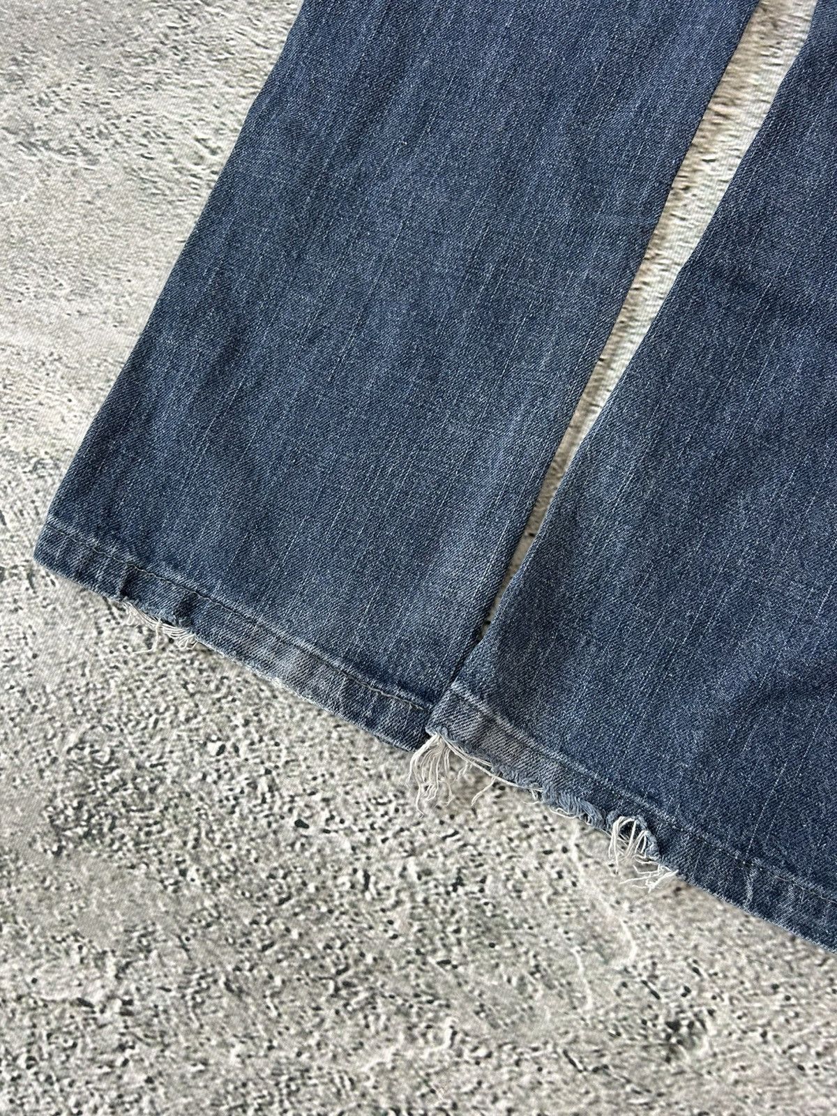 True Religion × Vintage True Religion vintage jeans navy blue thick stitching Y2K Size US 29 - 5 Thumbnail