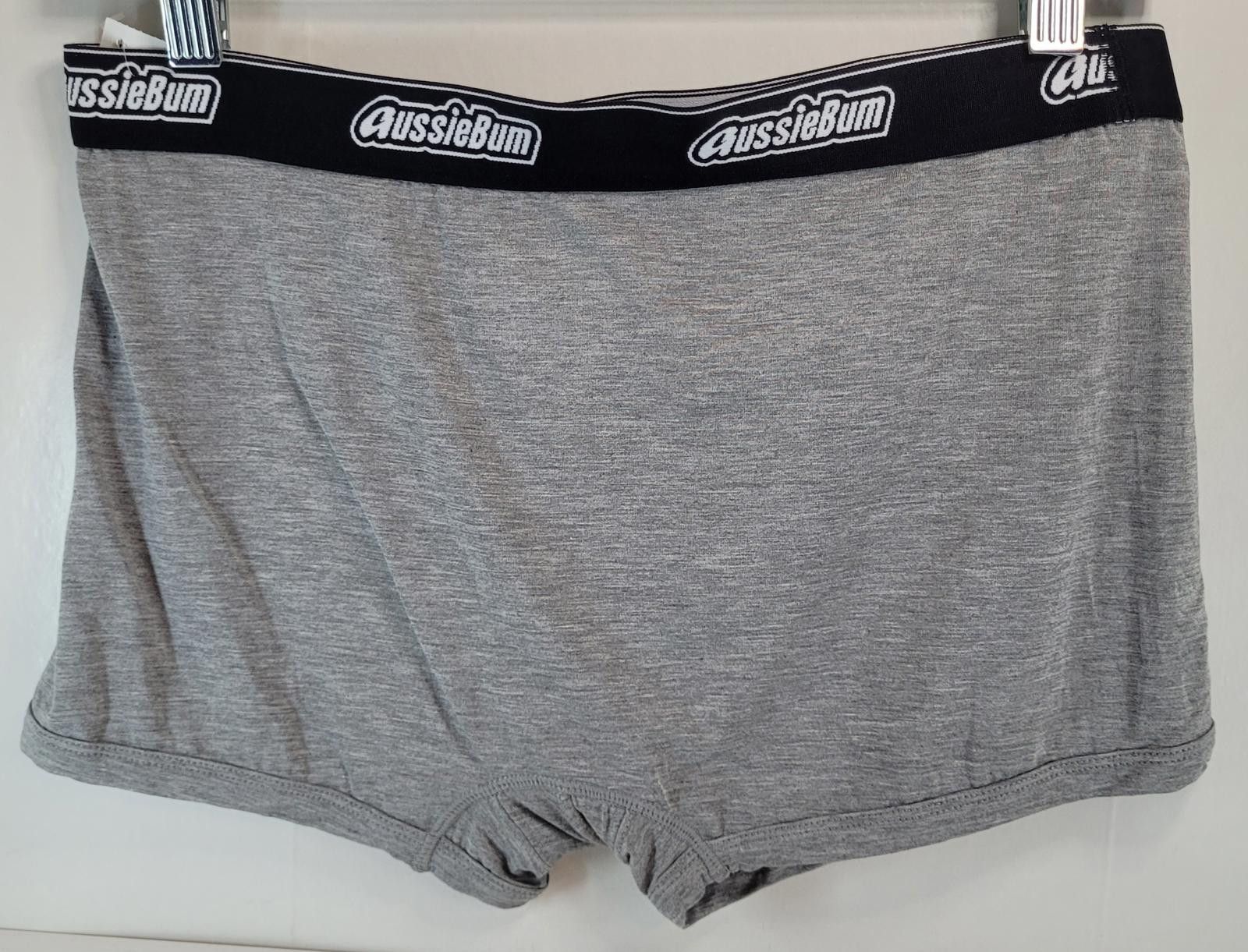 Other AussieBum Men’s Med 30" Boxer Brief Heather Gray NEW Size ONE SIZE - 2 Thumbnail