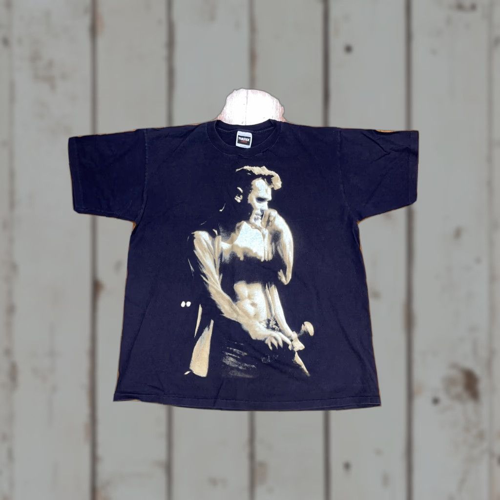 Tultex VINTAGE Morrissey Your Arsenal The Smiths Graphic Tee Shirt XL Black 1992 1990s Tultex Shirt Mens Size US XL / EU 56 / 4 - 1 Thumbnail
