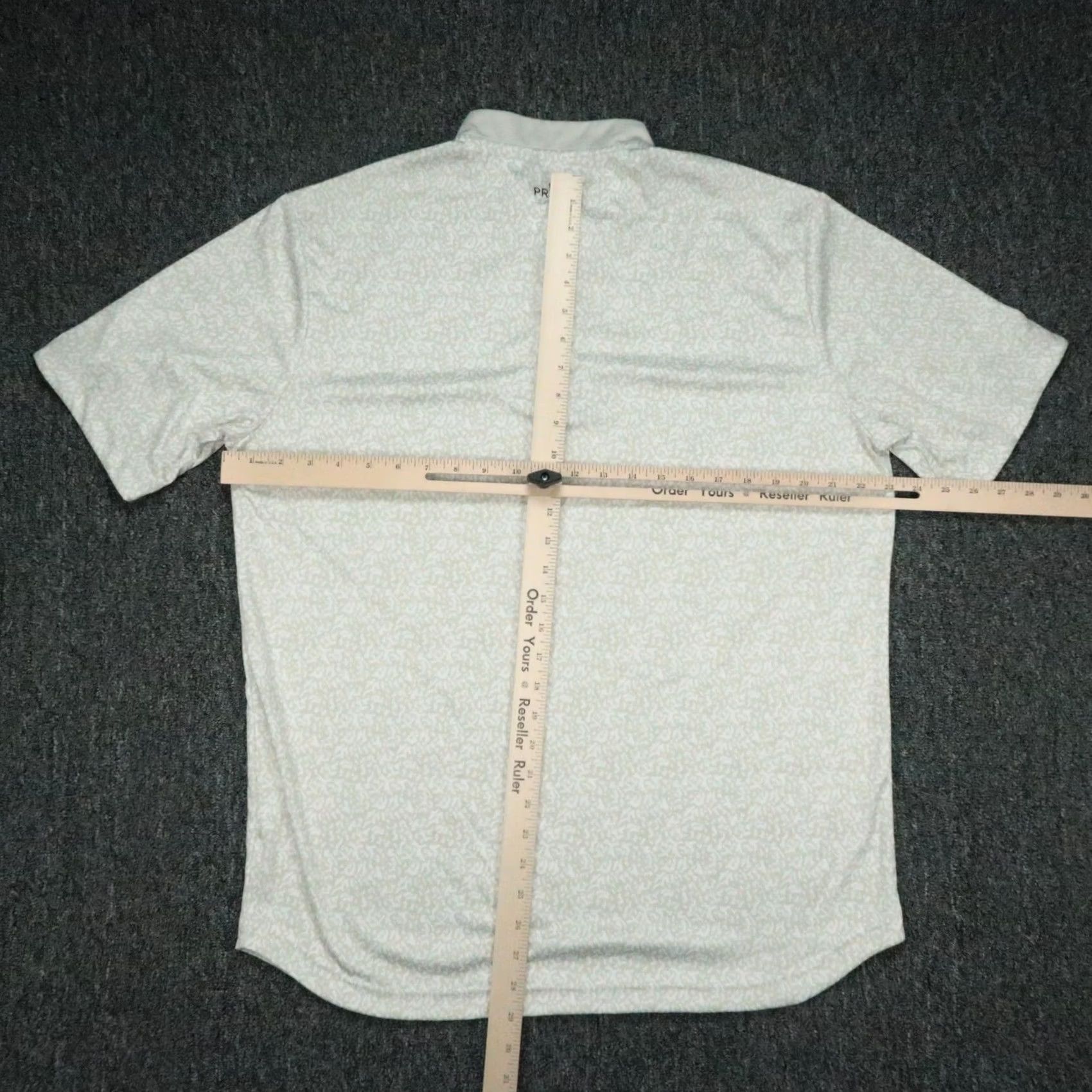 Vintage Primo Polo XL White Beige Performance Golf Blade Collar Mens Size US XL / EU 56 / 4 - 6 Thumbnail