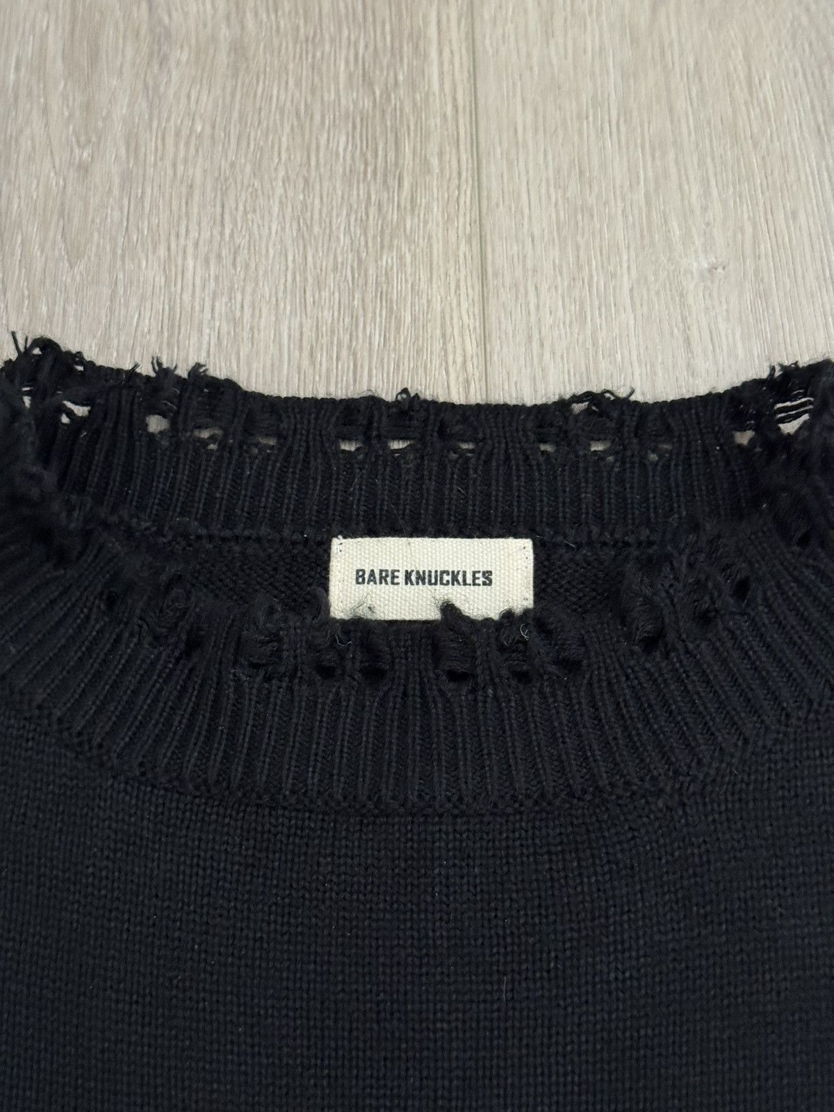 Bare Knuckles Bare Knuckles Cropped Cashmere Sweater Size US L / EU 52-54 / 3 - 3 Thumbnail