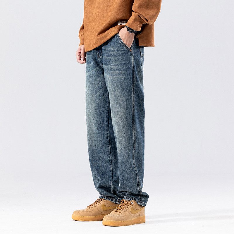 Japanese Brand × Jean Retro loose high street wide leg jeans Size US 32 / EU 48 - 1 Thumbnail