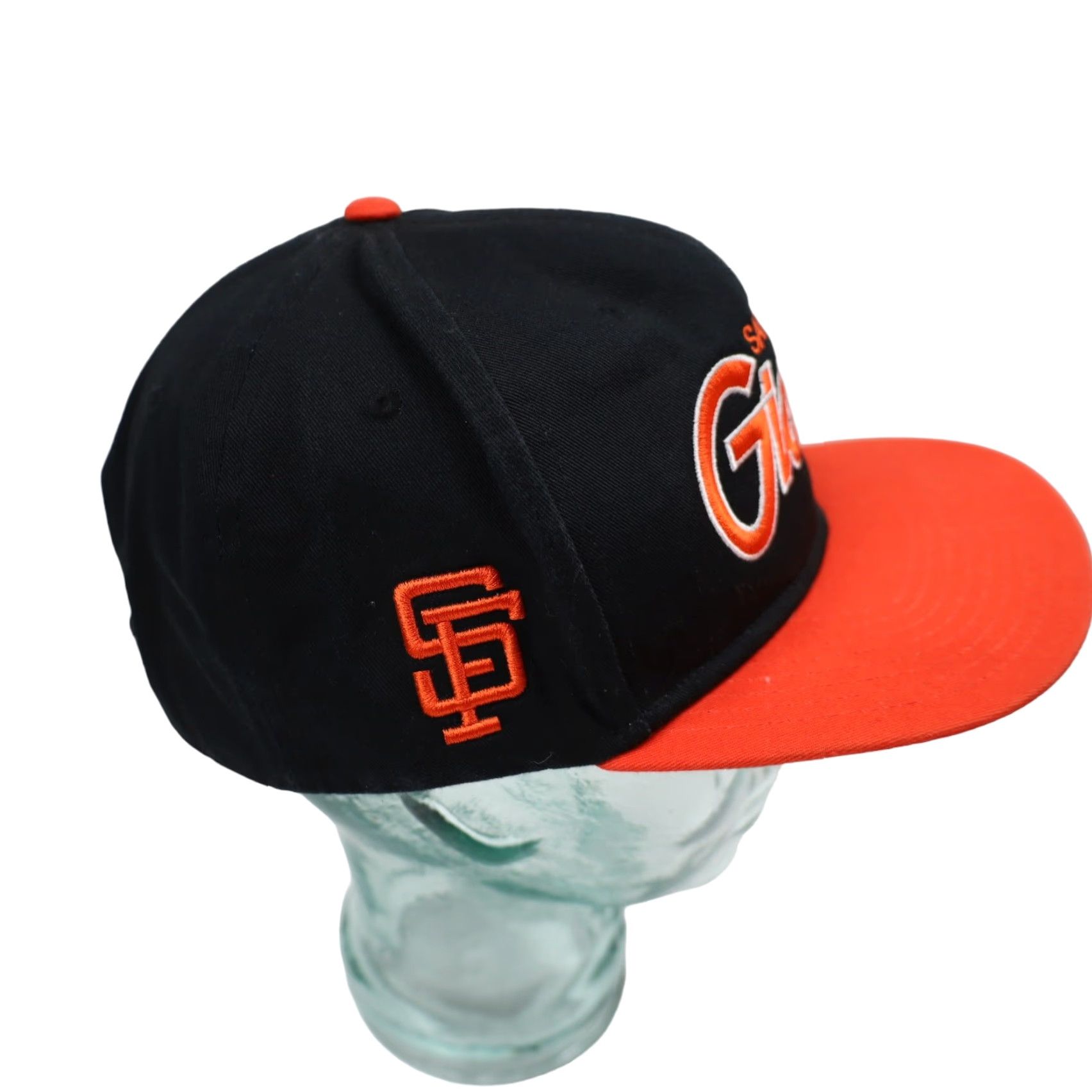 Sports Specialties VINTAGE Sports Specialties San Francisco Giants Script Spellout Snapback Hat Size ONE SIZE - 3 Thumbnail