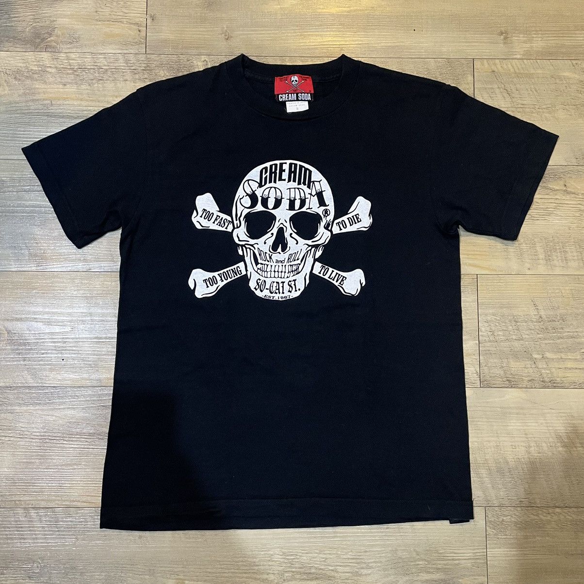 Cream soda skull t shirt