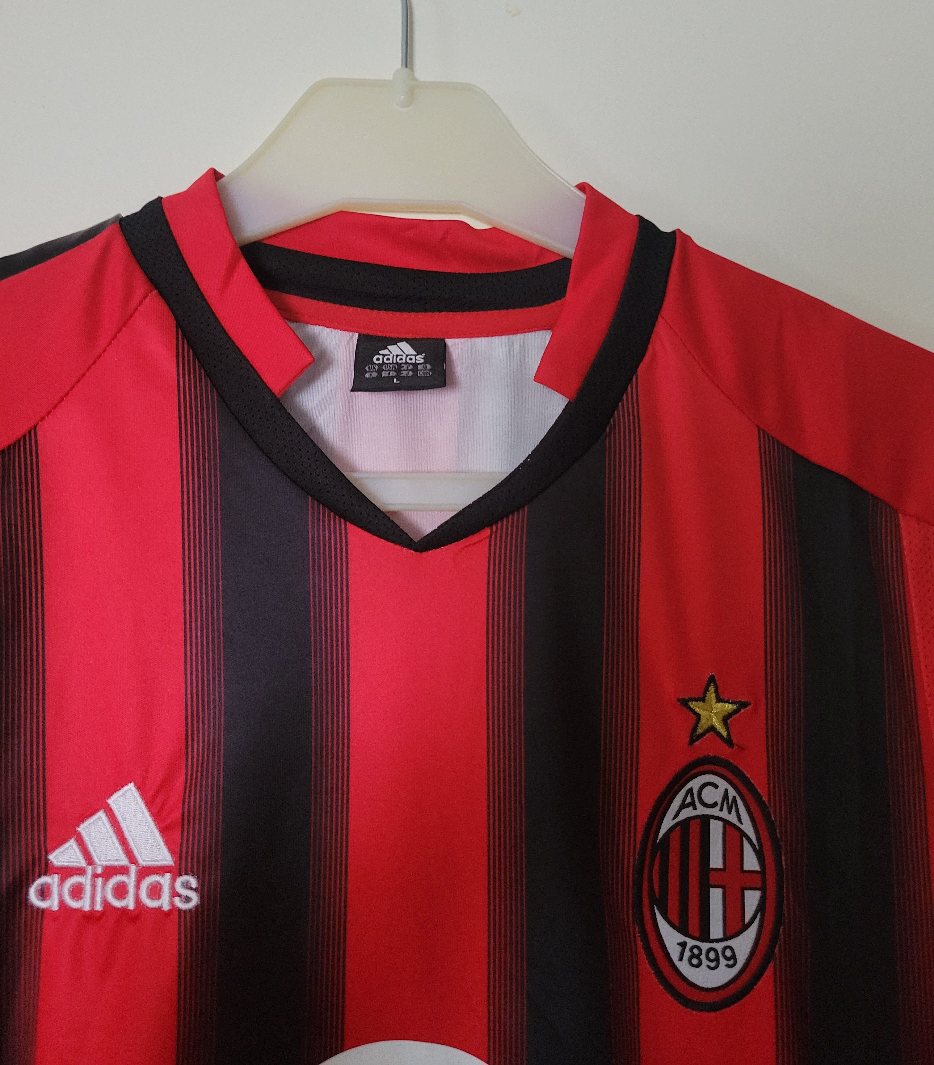 Other AC Milan 2004-2005 Kaka' 22 Vintage Retro Football Jersey Size US L / EU 52-54 / 3 - 5 Thumbnail