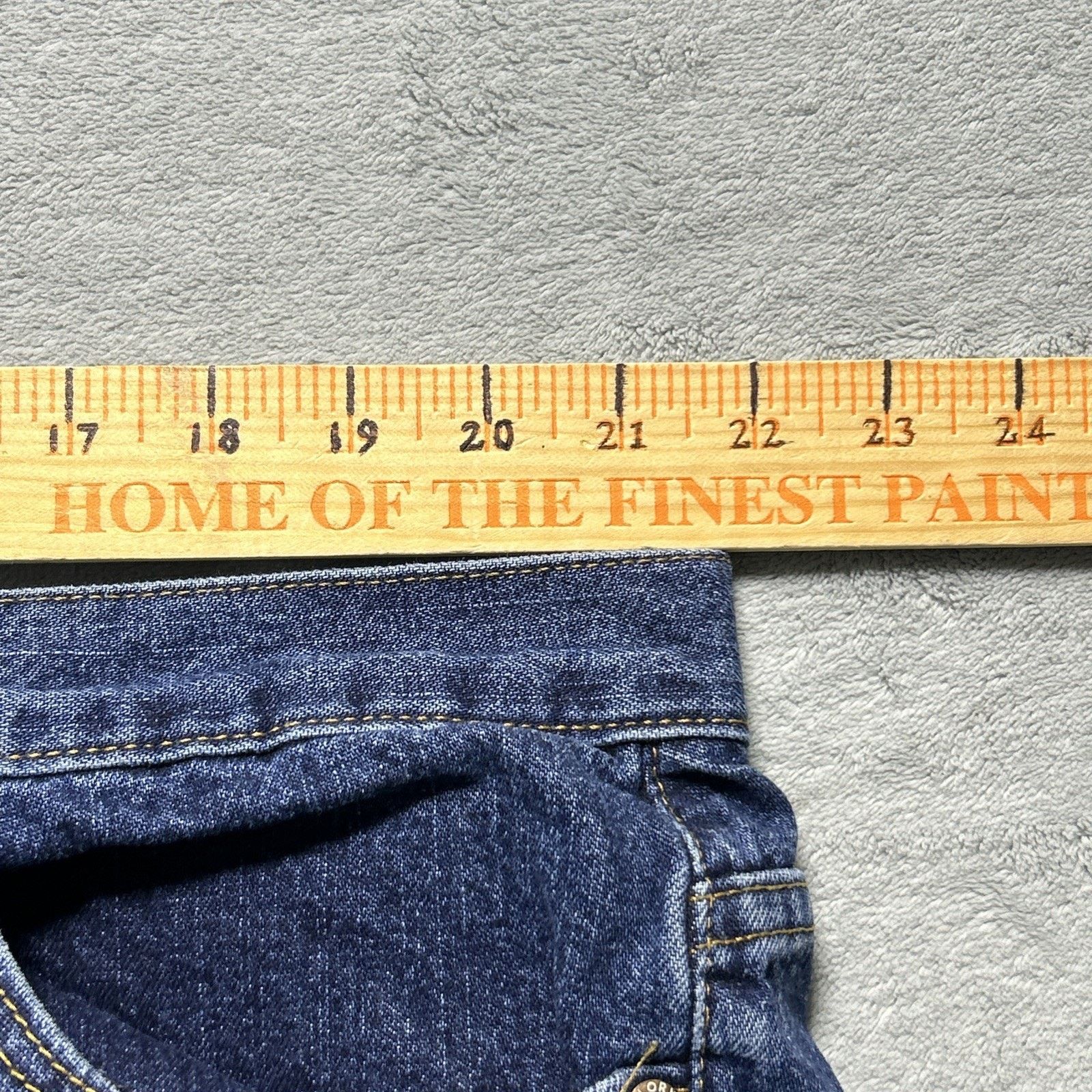 Faded Glory Beyond Baggy Jeans Womens 24W 43x28 Loose Hamilton Wide Size US 43 - 8 Thumbnail