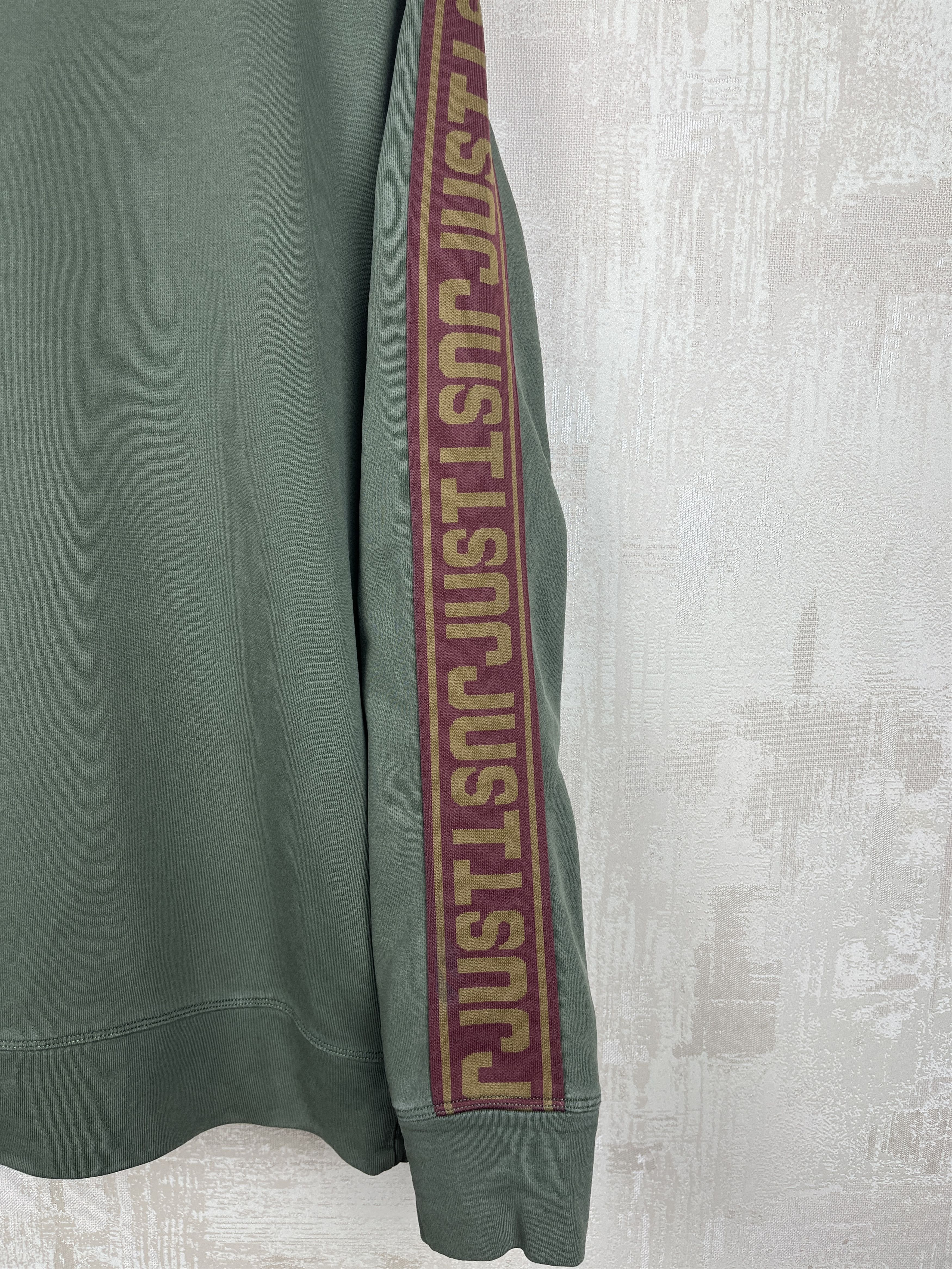Just Cavalli Just Cavalli Tape Sleeve Sweatshirt Crew Neck Size US L / EU 52-54 / 3 - 11 Thumbnail