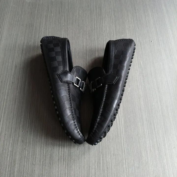 Louis Vuitton Louis Vuitton Black Moccasin Loafers -2508 Size US 8 / EU 41 - 8 Thumbnail