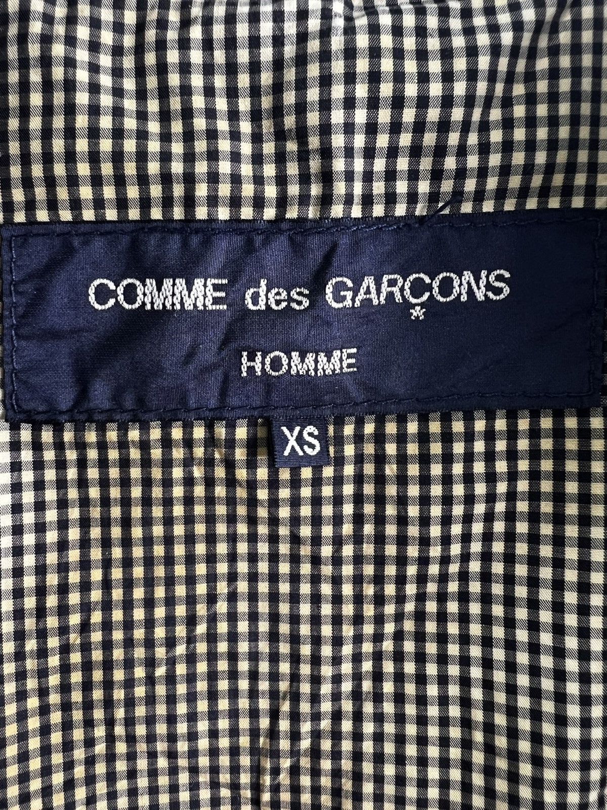 Comme des Garcons Homme 🔥 CDG HOMME AD2010 TRASHED NEHRU JACKET Size US XS / EU 42 / 0 - 10 Thumbnail