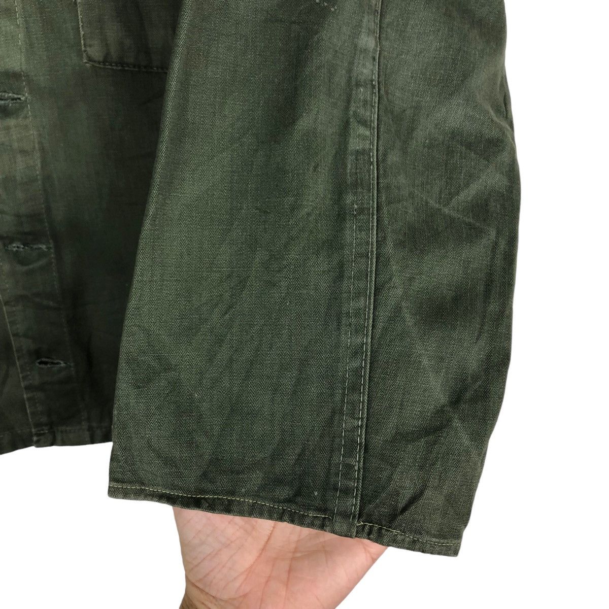 Vintage 🔥Vintage 40s Shirt Jacket Multi Pocket Military World War 2 Size US M / EU 48-50 / 2 - 15 Thumbnail