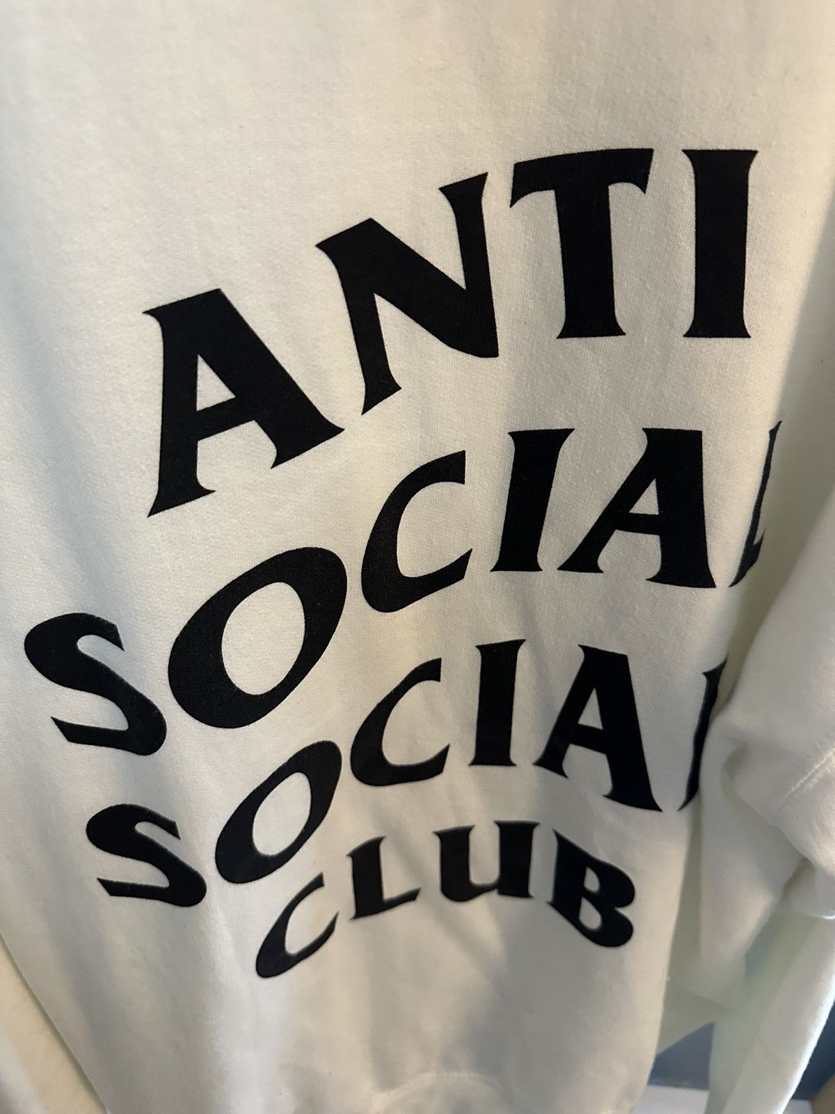 Anti Social Social Club Assc Logo White Hoodie Size XL Size US XL / EU 56 / 4 - 4 Thumbnail