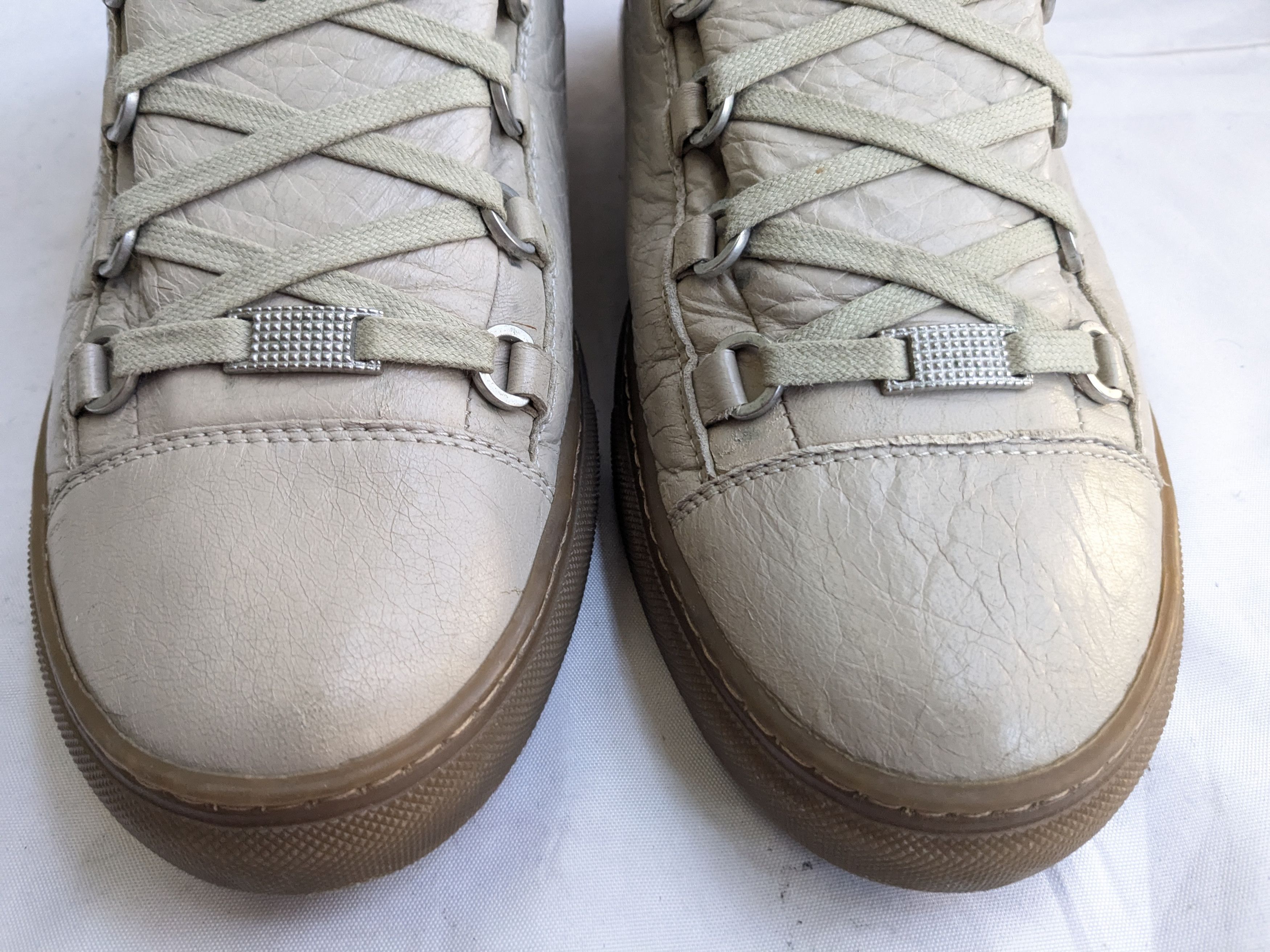 Balenciaga Balenciaga Arena Brown 13 Leather High Tops Size US 13 / EU 46 - 2 Thumbnail