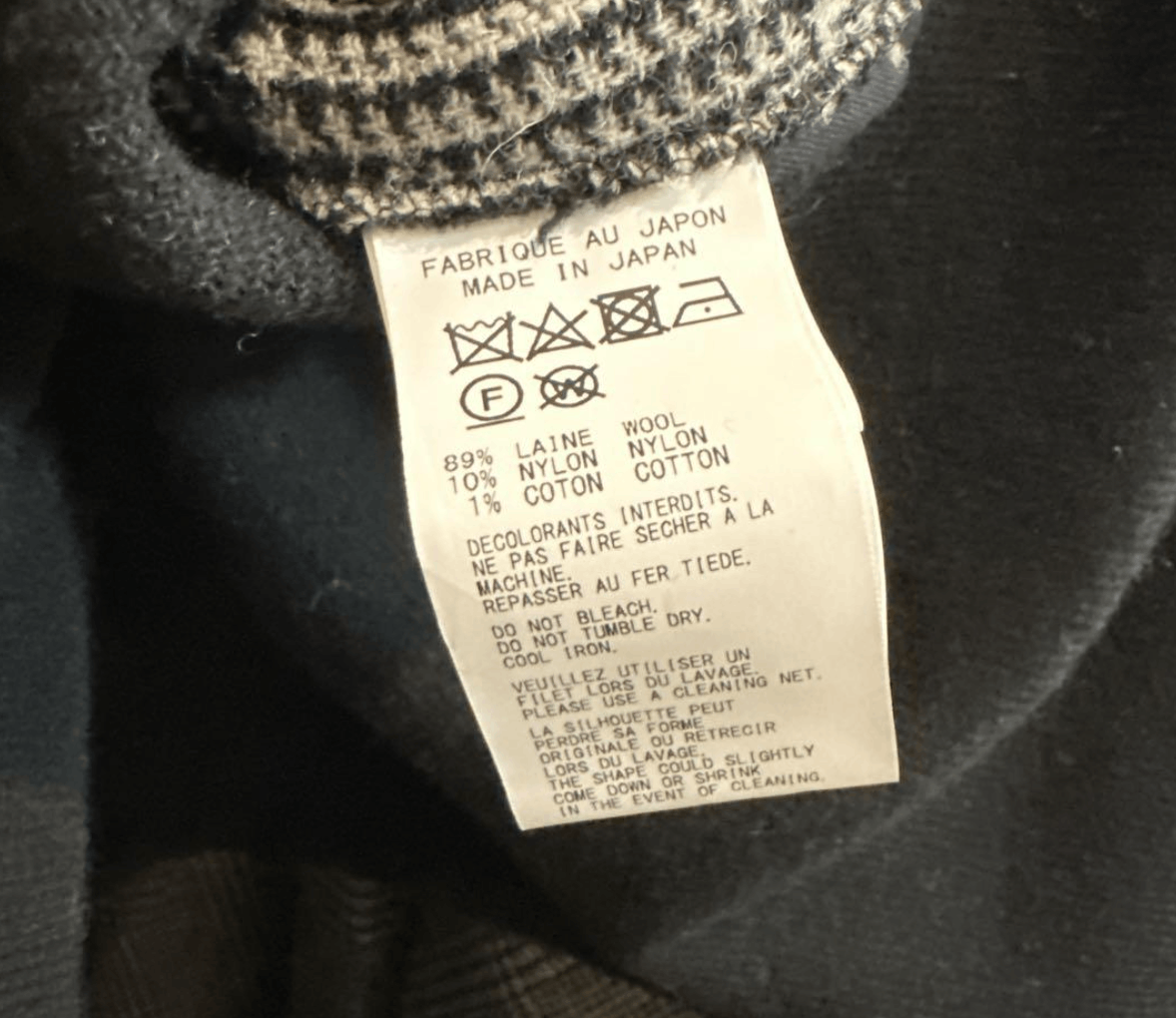 Yohji Yamamoto Yohji Yamamoto Pour Homme - Tweed Check Scrap Cape Coat Size US S / EU 44-46 / 1 - 17 Thumbnail