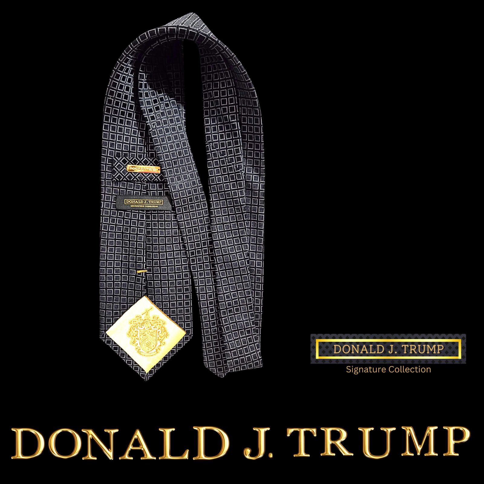 Designer Donald J. Trump Signature Collection Necktie Silk NEW w/ Box Size ONE SIZE - 2 Thumbnail