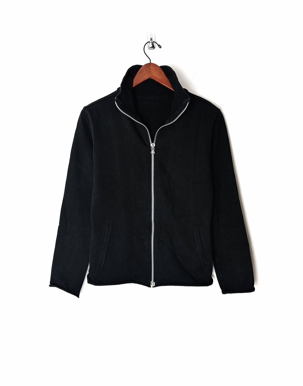 EYEFUNNY Eyefunny .925 Silver Black Cotton Zip Jacket Size US S / EU 44-46 / 1 - 2 Thumbnail