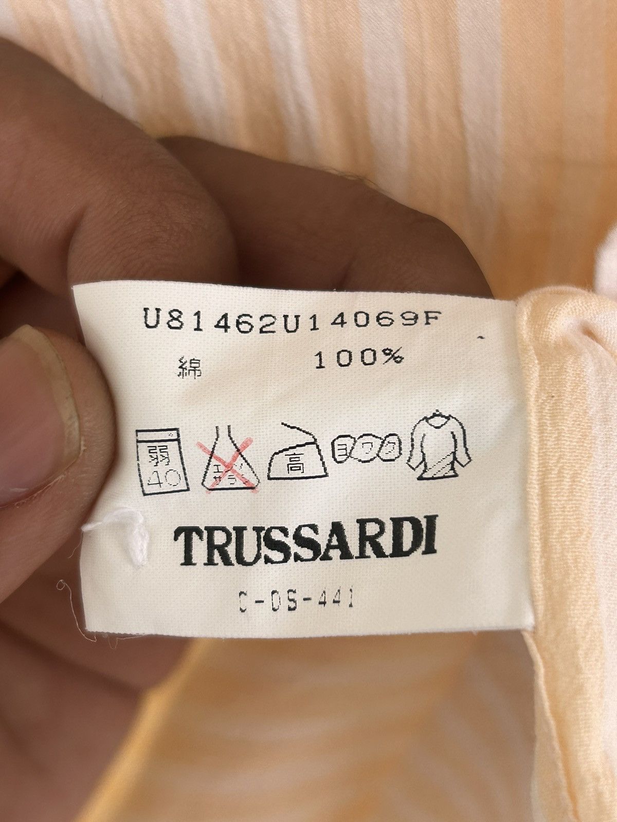 Trussardi Trussardi stripe shirt Size US M / EU 48-50 / 2 - 6 Thumbnail