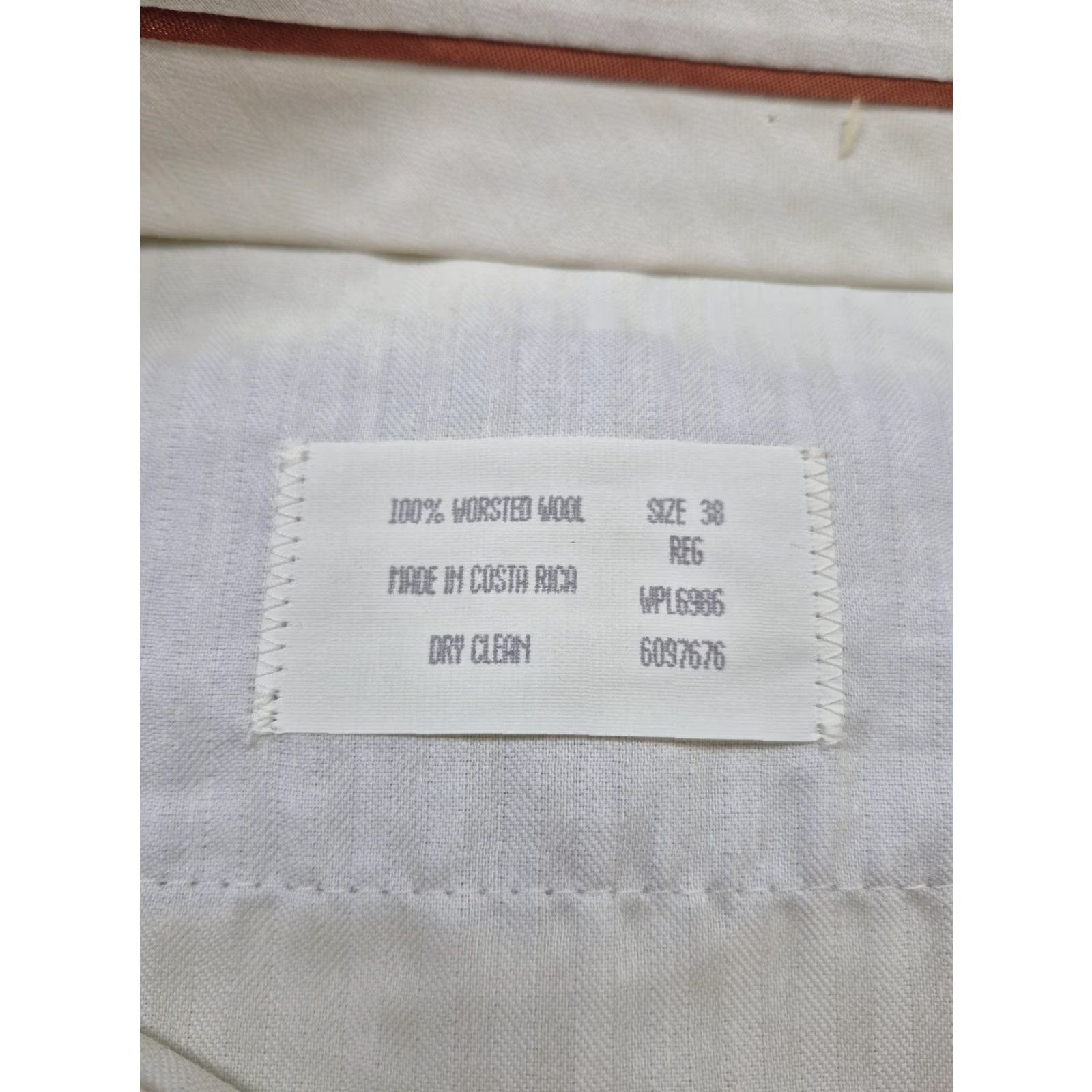 Vintage John Alexander Dress Pants Mens 38x37 Beige Wool Pleated Classic Fit Unhemmed Size US 38 / EU 54 - 3 Thumbnail