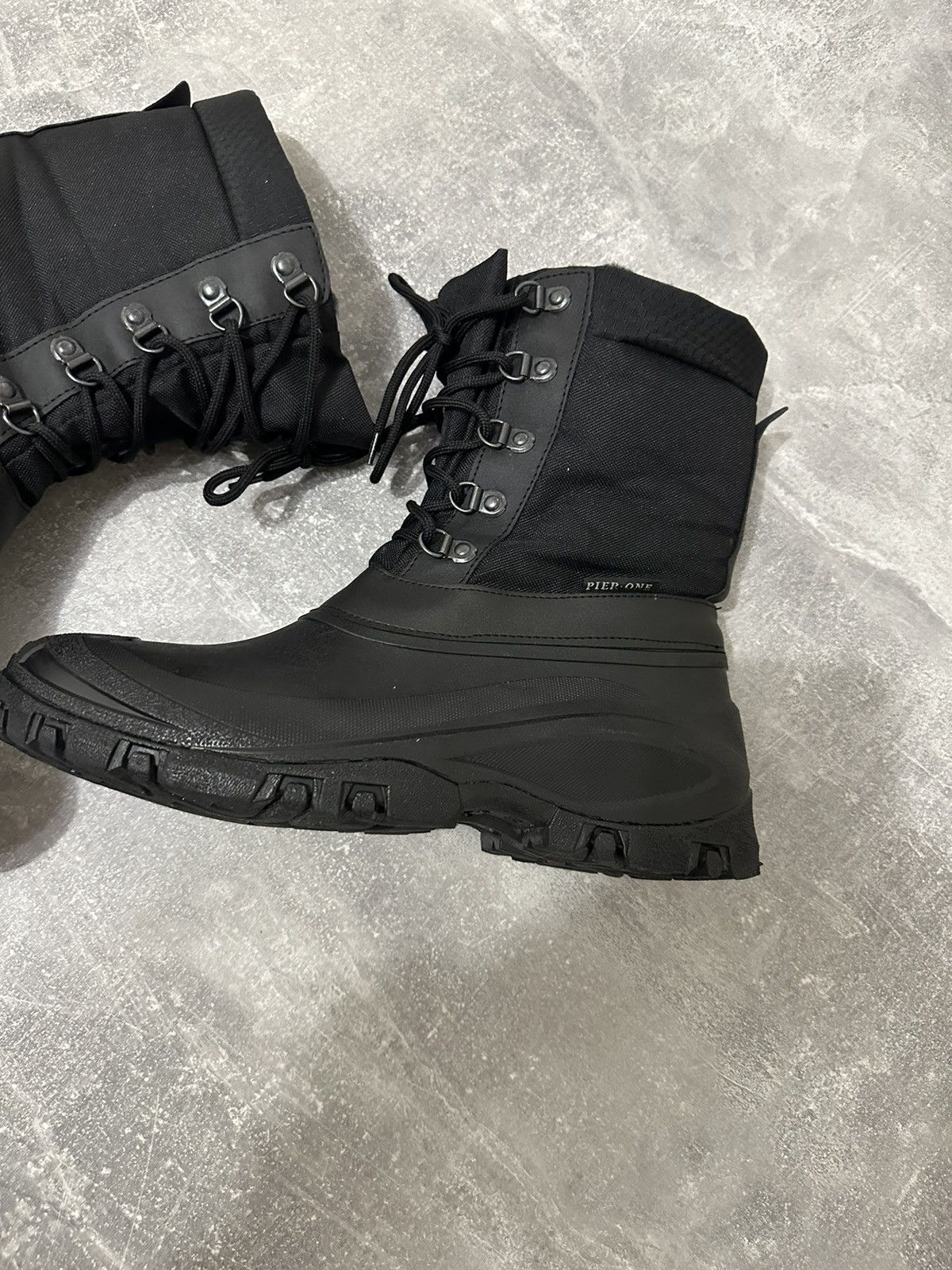 Vintage Black Vintage Military Combat Boots Size US 12.5 / EU 45-46 - 12 Thumbnail