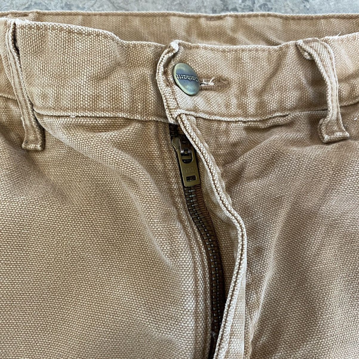 Carhartt Vintage Carhartt Blanket Lined Faded Dirty Carpenter Pants Size US 31 - 16 Thumbnail