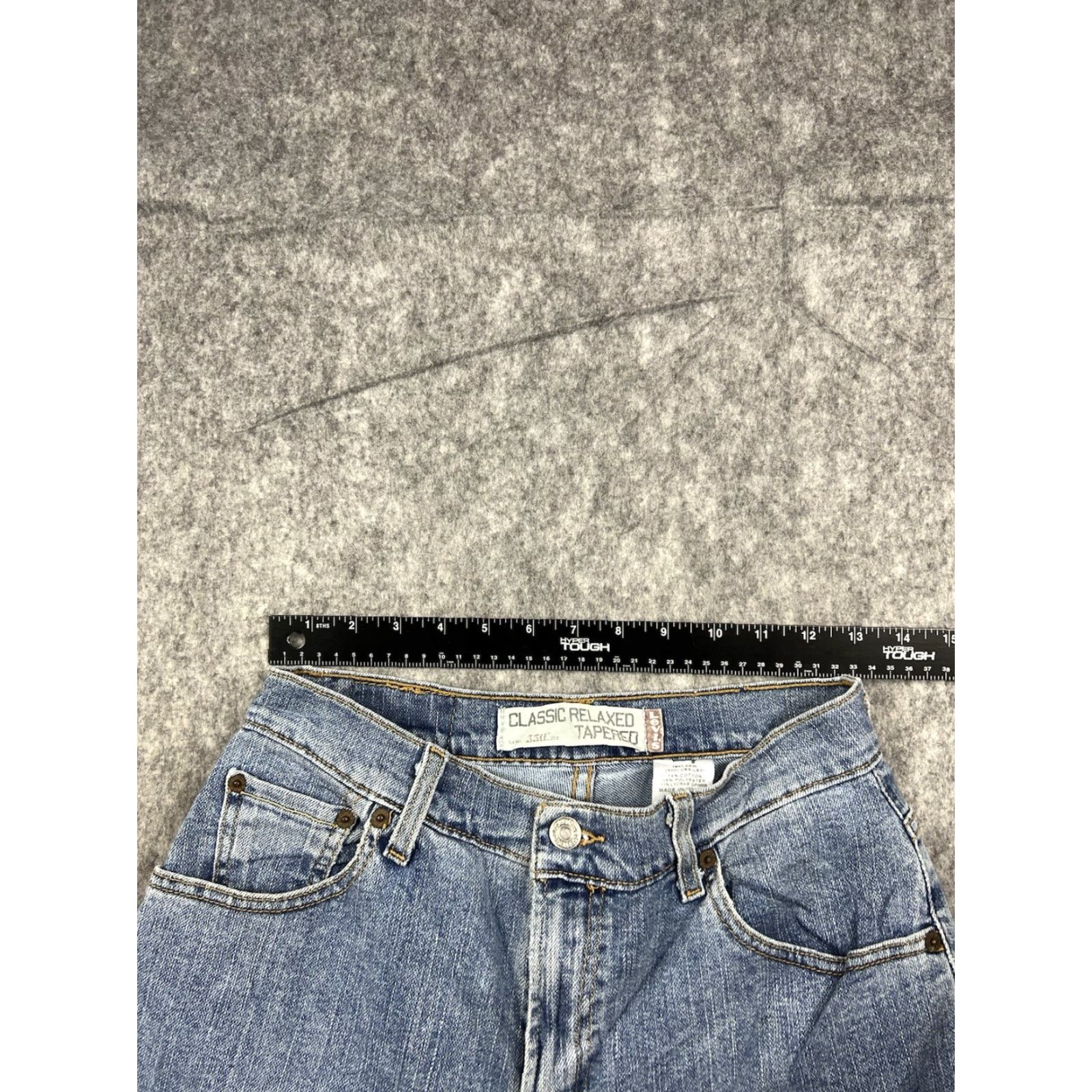 Levi's VINTAGE Levi's 550 Jeans Women's Relaxed Tapered Blue Denim Size 6 Regular 29in Inseam 5-Pocket 90s Style Size 28" / US 6 / IT 42 - 3 Thumbnail