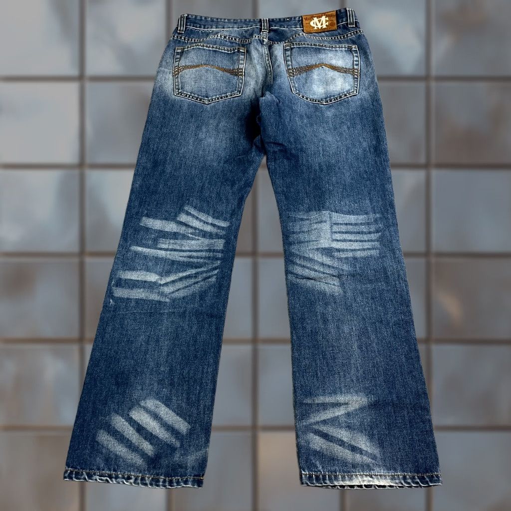 Marlboro Marlboro Classics Jeans Mens Baggy Straight 36 32 Blue VTG Denim 5-Pocket Relaxed Mid Rise Regular Waist 36 Mens Jeans Size US 36 / EU 52 - 1 Thumbnail