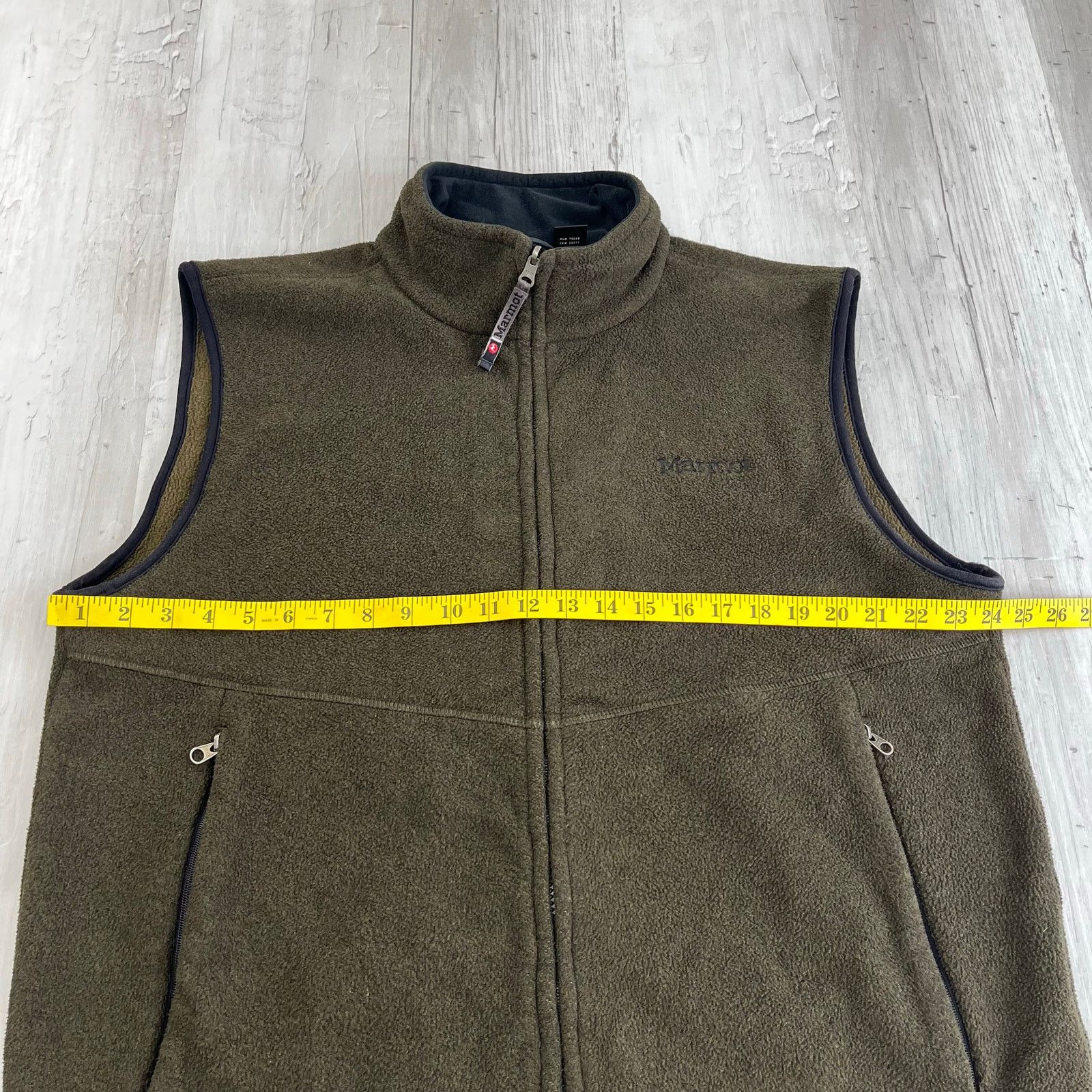 Marmot Marmot Polartec Brown Fleece Full Zip Vest Size US L / EU 52-54 / 3 - 10 Thumbnail