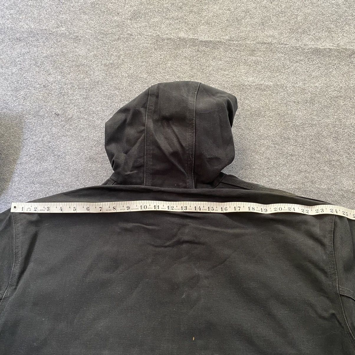 Carhartt Vintage Carhartt Faded Black Hooded Jacket Size US XL / EU 56 / 4 - 10 Thumbnail
