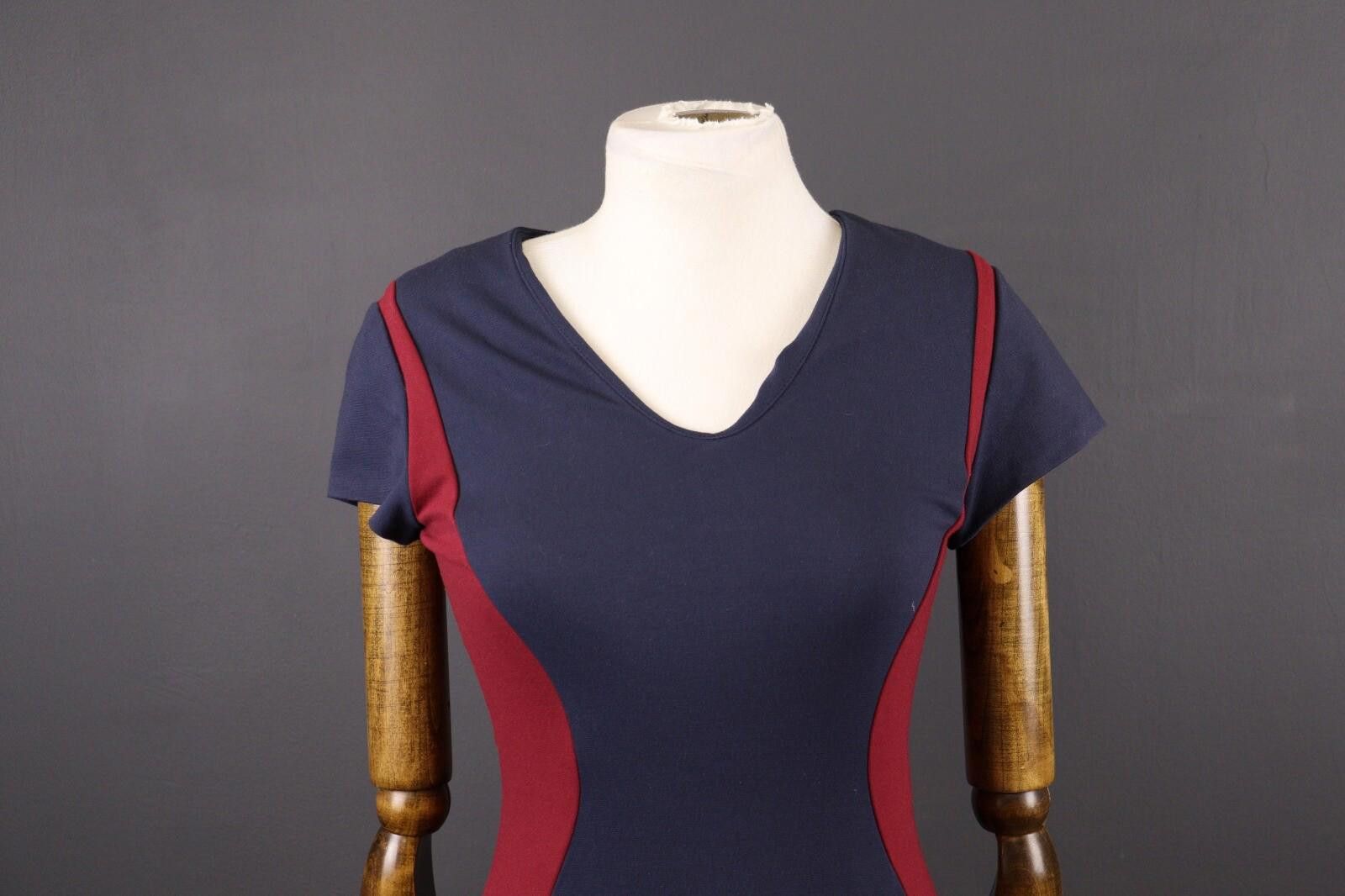 Diane von Furstenberg Diane von Furstenberg Blue Bodycon Midi Dress Size 2 Size XS / US 0-2 / IT 36-38 - 2 Thumbnail
