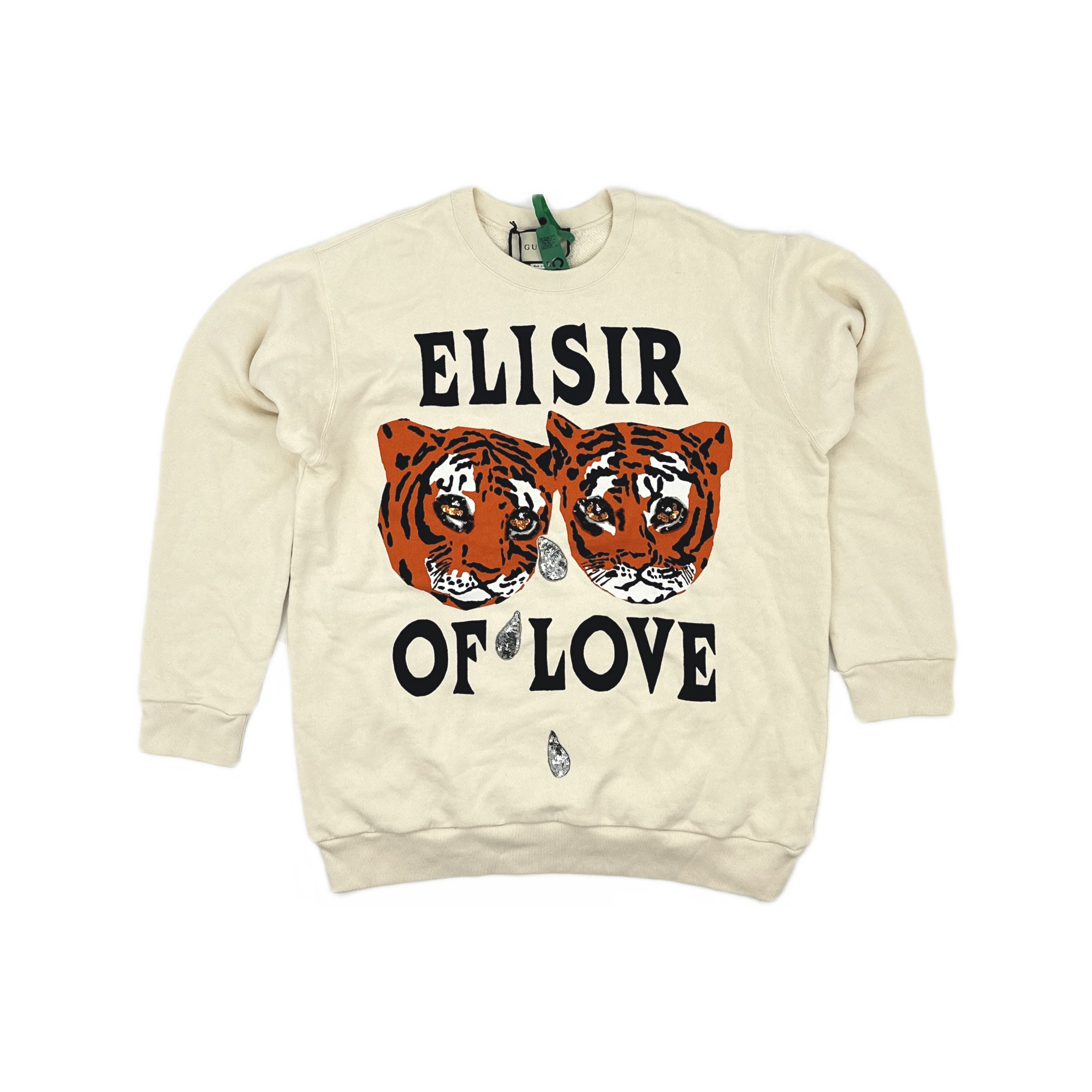 Gucci Gucci Elixir of Love Tiger Sweatshirt Size L Size L / US 10 / IT 46 - 1 Thumbnail