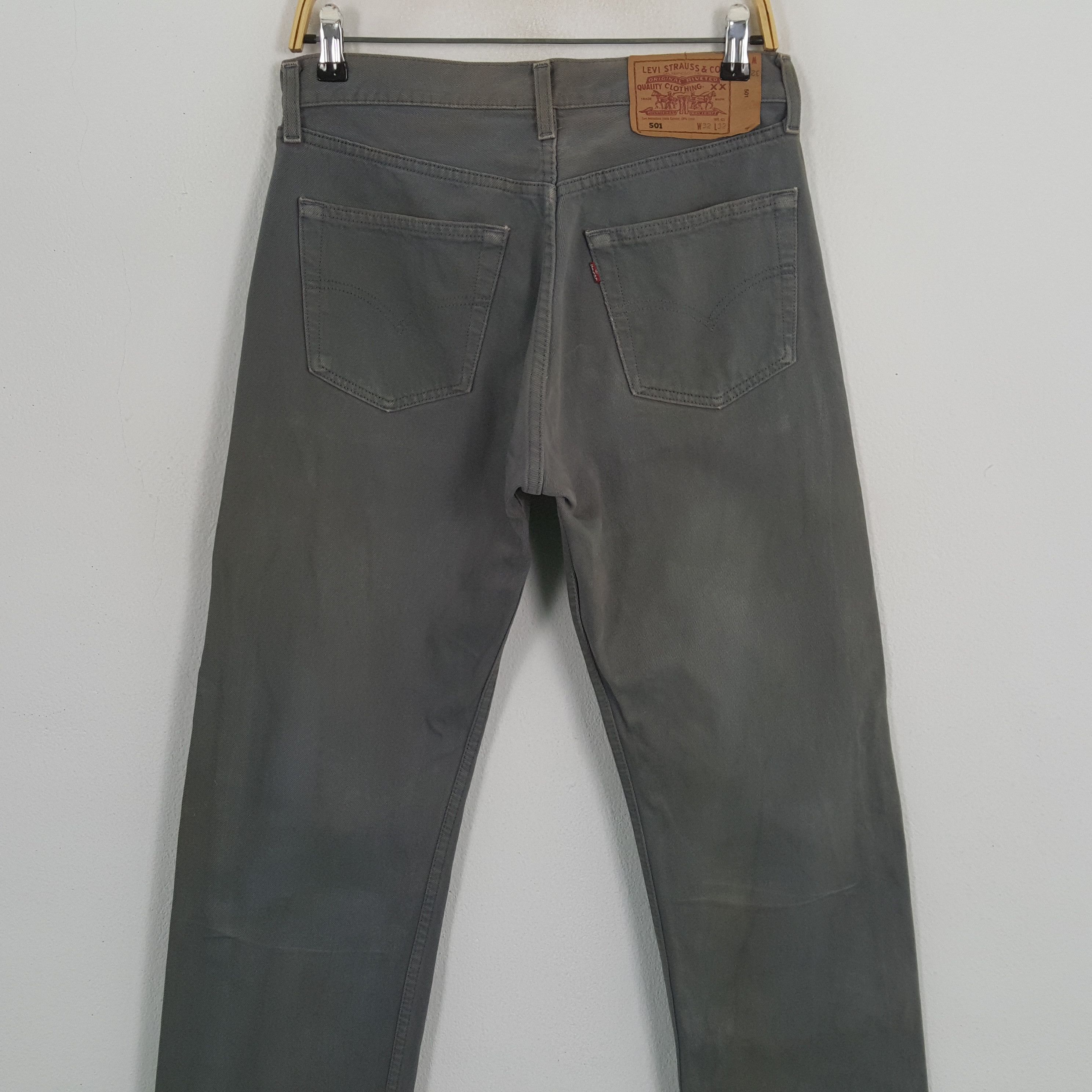 Levi's × Levi's Vintage Clothing × Vintage Vintage LEVI'S 501 American Brand Style Grey Jeans Pants Size US 29 - 5 Thumbnail