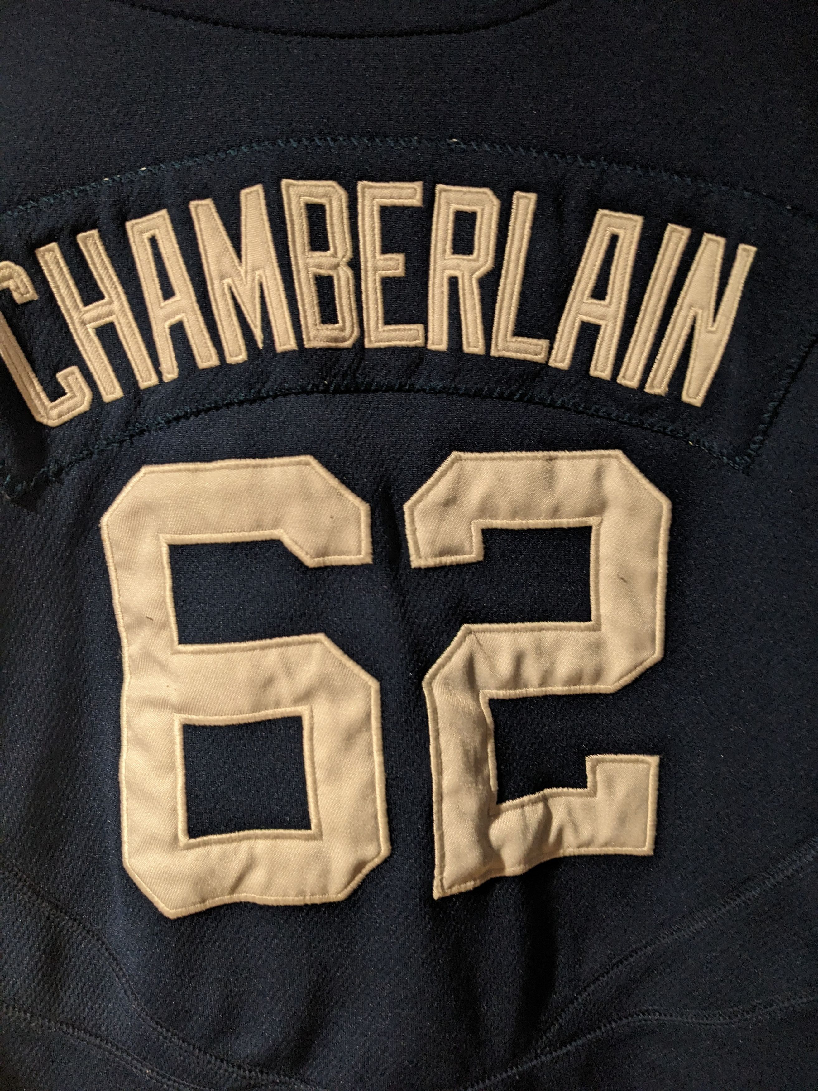 New York Yankees × Nike × Vintage Vintage Y2K New York Yankees Chamberlain Nike Kids Jersey Size US M / EU 48-50 / 2 - 10 Thumbnail