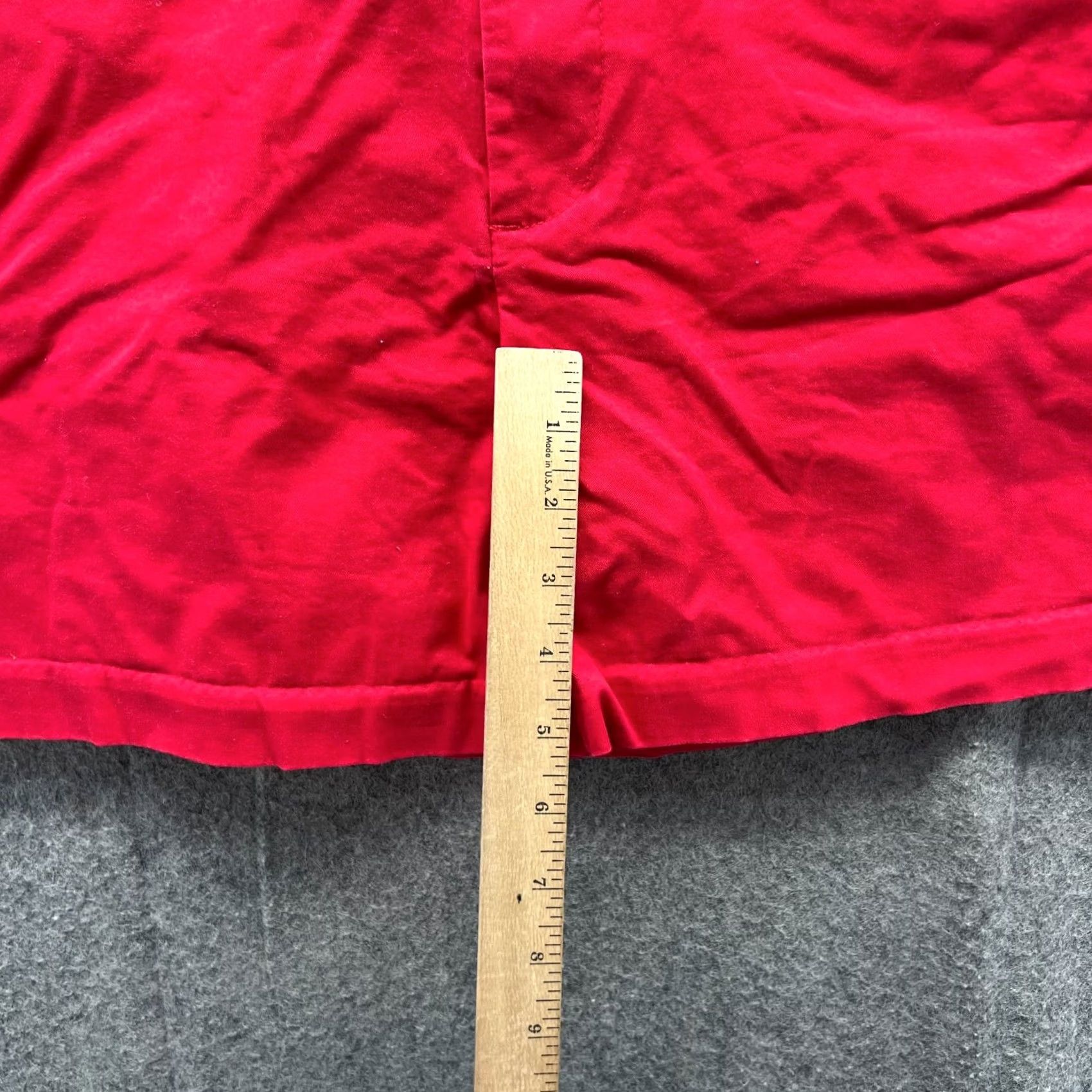 Tommy Hilfiger Tommy Hilfiger Shorts Womens 2 Red Classic Stretch 5" Inseam Cotton Extensible Size 26" / US 2 / IT 38 - 5 Thumbnail