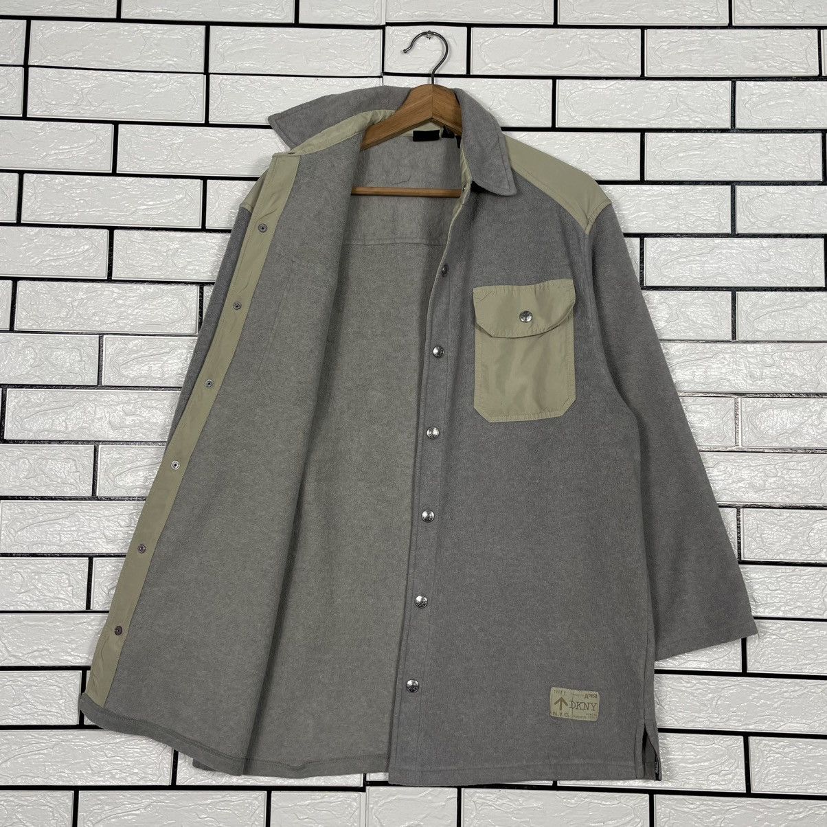 DKNY DKNY Military Style Snap Button Jacket Size US XS / EU 42 / 0 - 9 Thumbnail