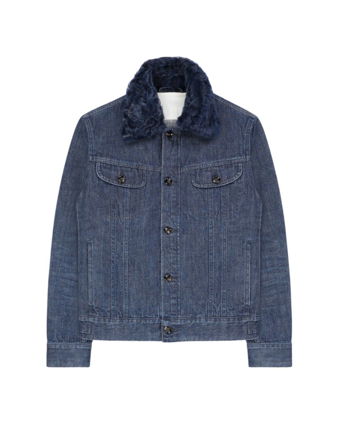 Maison Margiela Fur Denim Jacket - AW13 Size US M / EU 48-50 / 2 - 4 Thumbnail