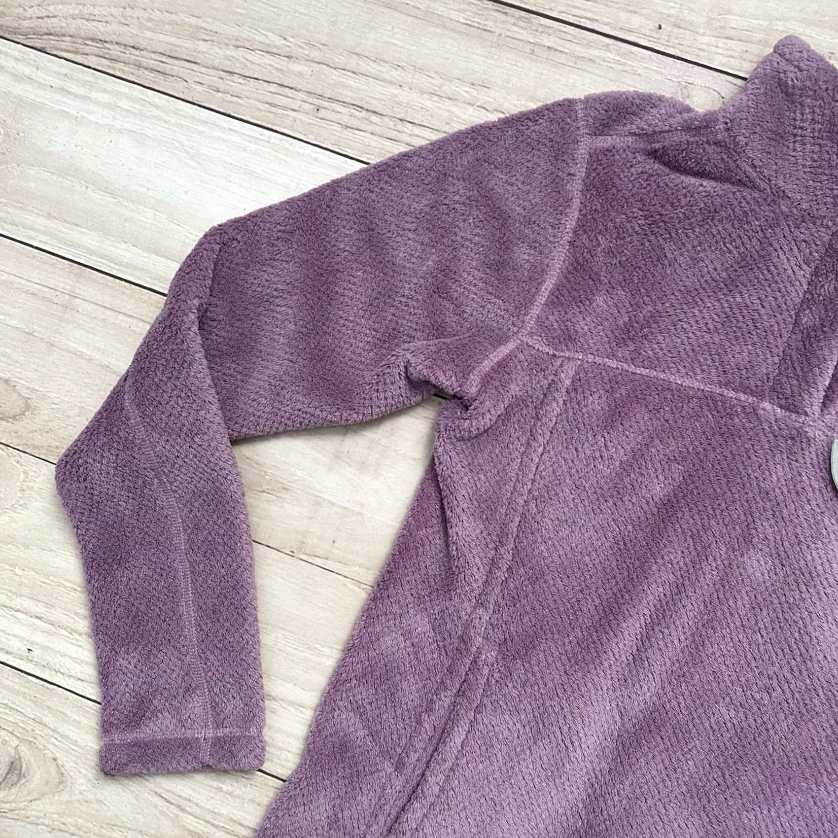 Patagonia VINTAGE Patagonia Re-Tool Jacket Women’s Size S Purple Mid-Length Long Sleeve Casual Travel Fall Winter Spring Size S / US 4 / IT 40 - 3 Thumbnail