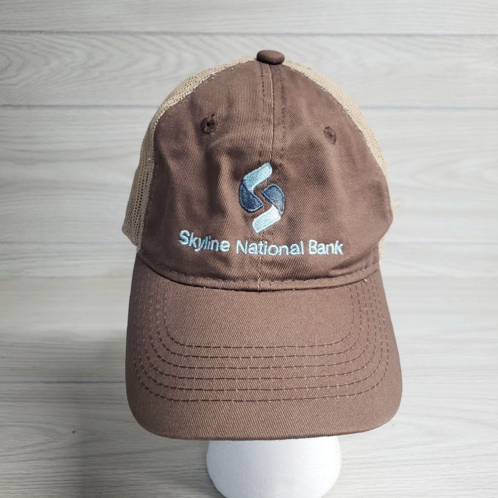 Vintage VINTAGE Skyline National Bank Strapback Baseball Hat Cap Adult Adjustable Size ONE SIZE - 2 Thumbnail