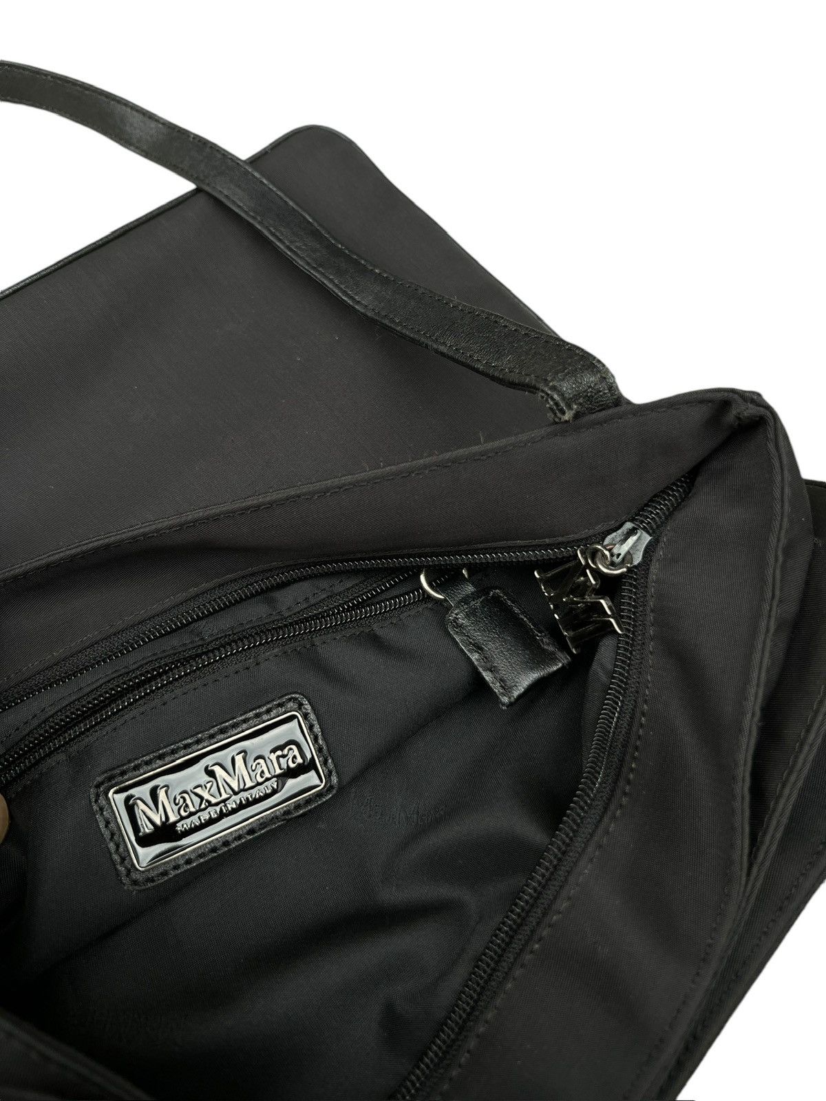 Japanese Brand Max Mara Black Tote Bag Size ONE SIZE - 11 Thumbnail