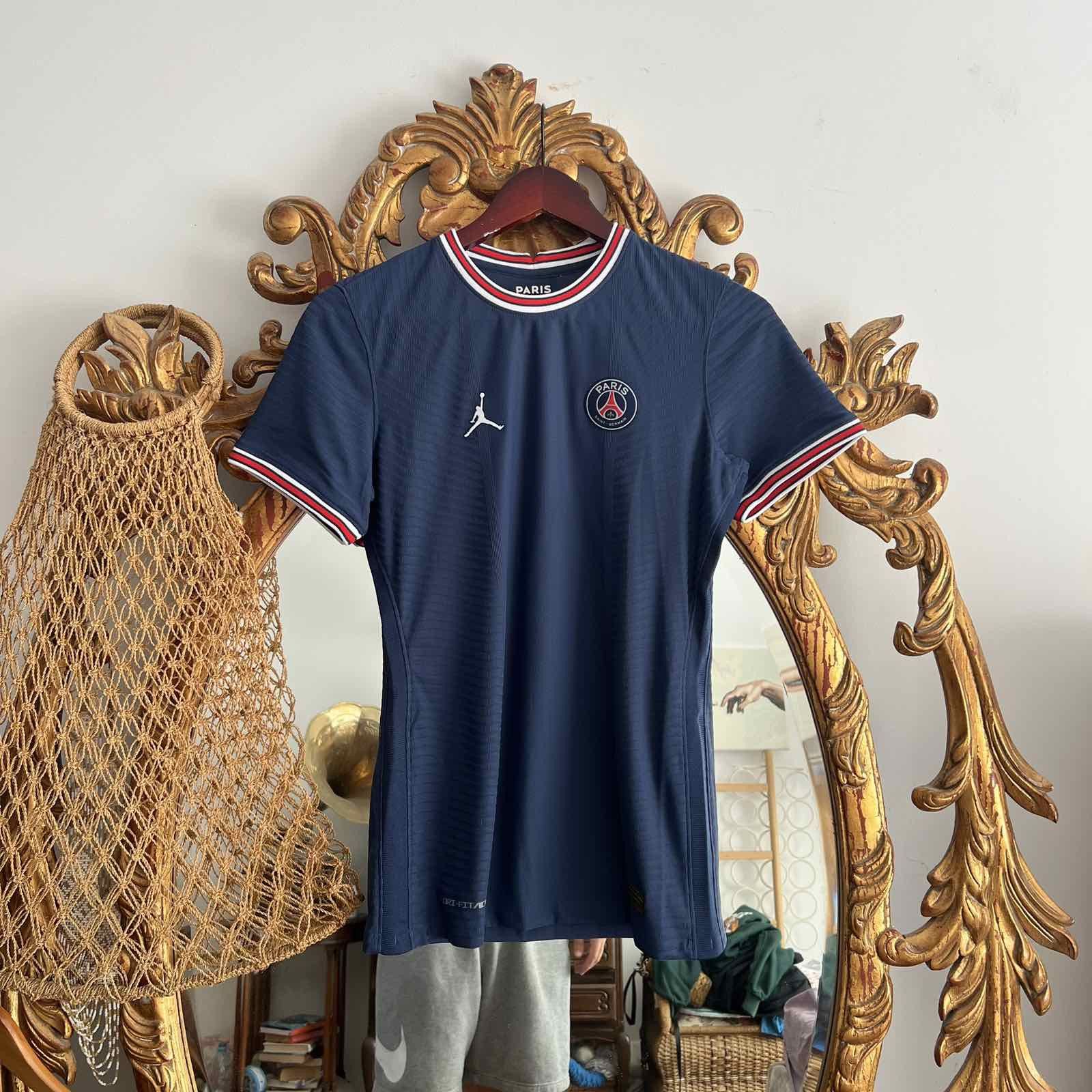 NIKE JORDAN PSG SOCCER JERSEY MATCH WORN FOOTBALL SHIRT SZ S