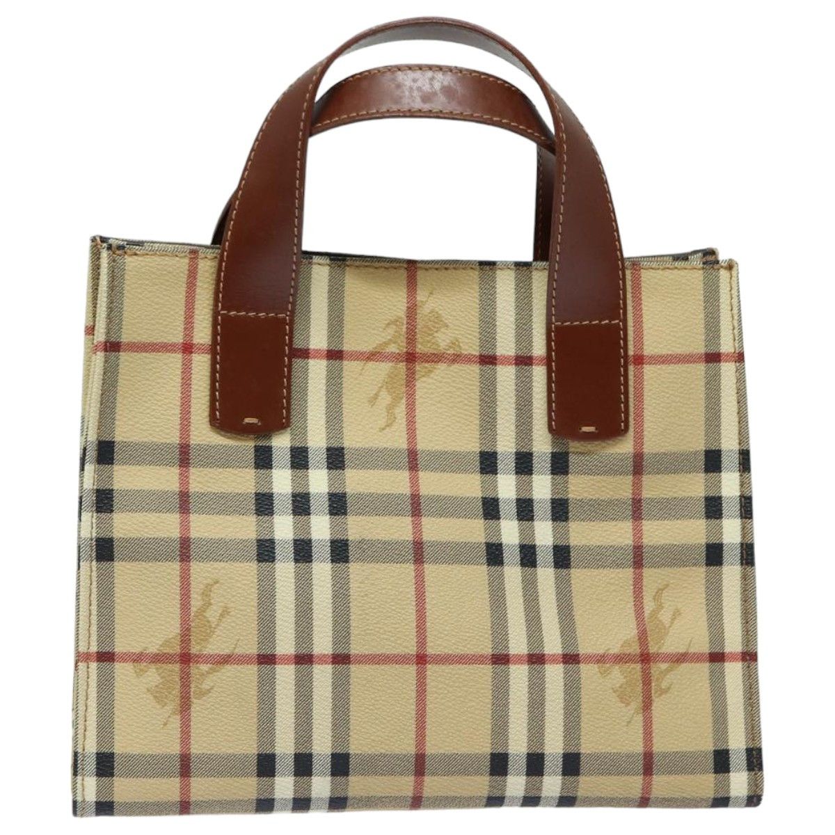 Burberry Beige Leather Handbag (Pre-Owned) Size ONE SIZE - 1 Thumbnail