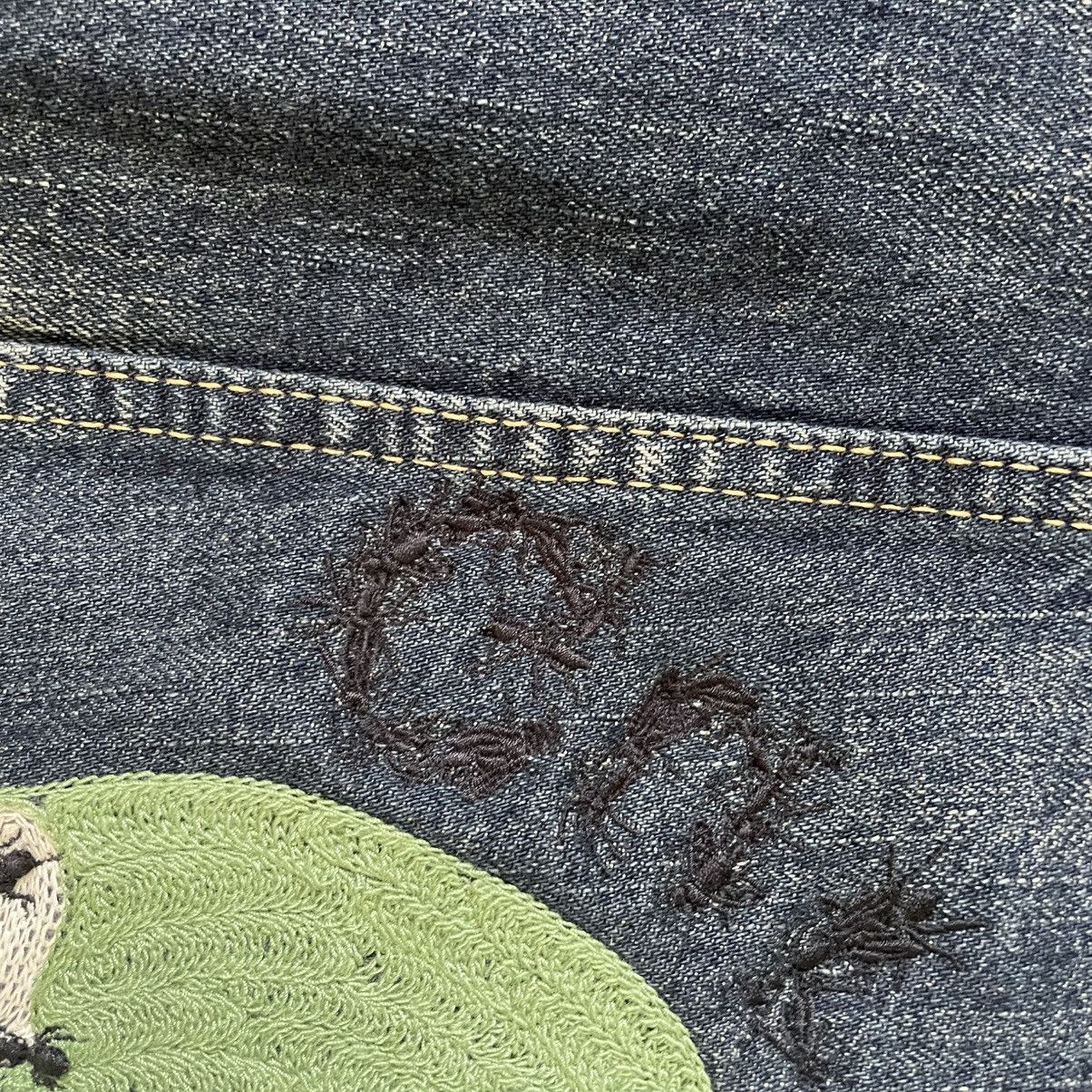 Undercover Undercover Guruguru Insect Bug Apple Denim Jacket Size US M / EU 48-50 / 2 - 7 Thumbnail