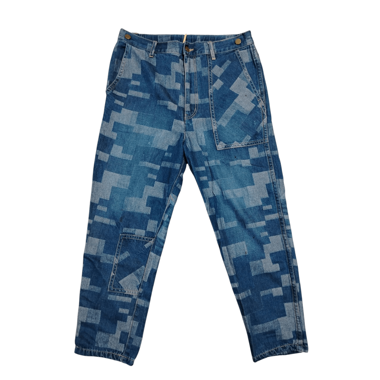Frapbois Frapbois Pixel Camo Denim Jeans Size US 34 / EU 50 - 1 Thumbnail