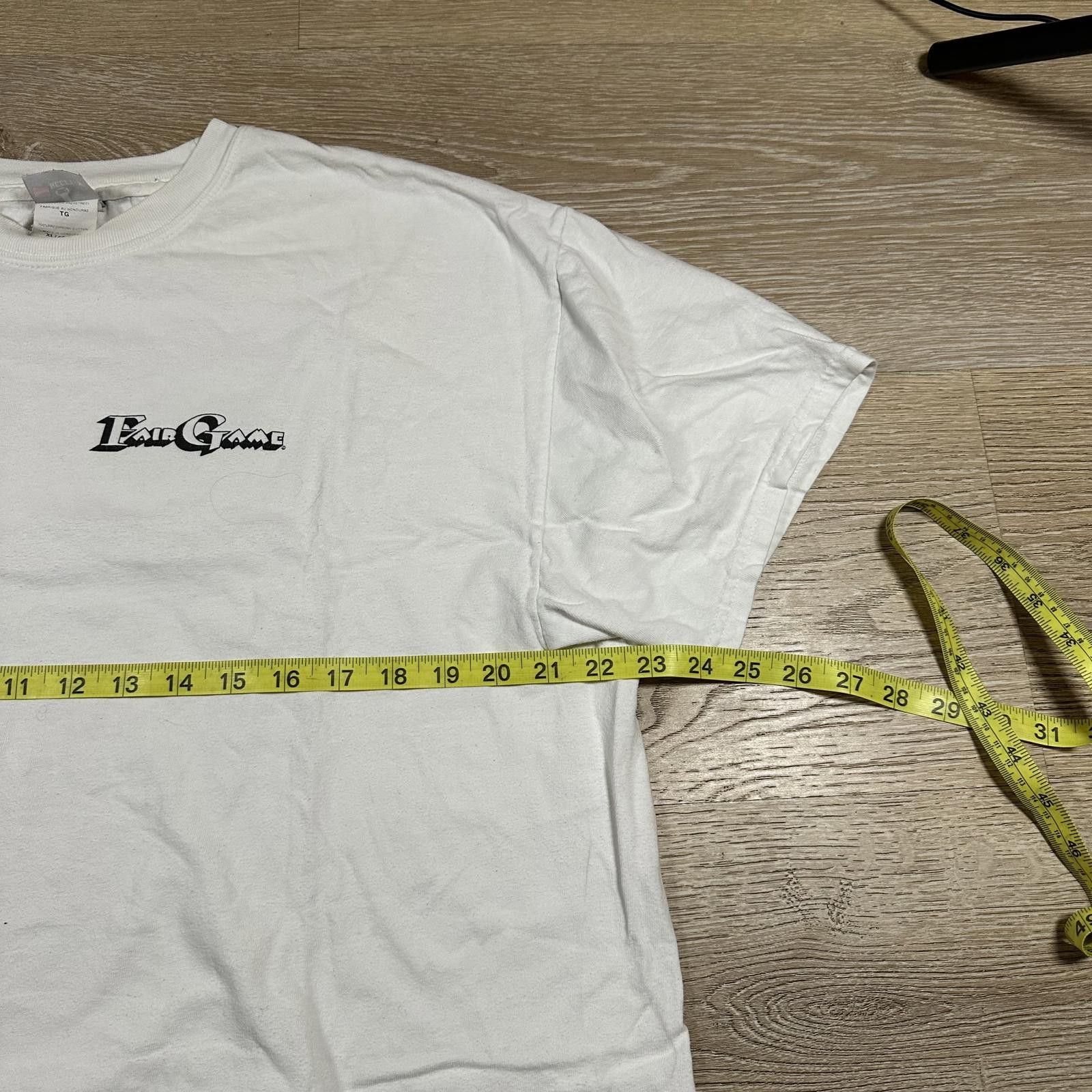 Hanes Hanes Men T-Shirt XL White Vintage Graphic Size US XL / EU 56 / 4 - 4 Thumbnail