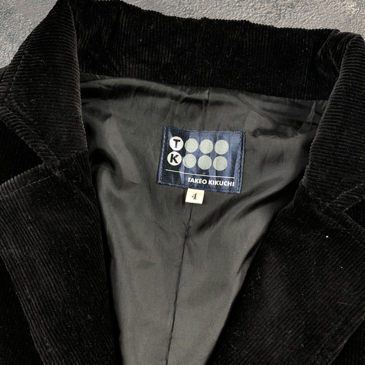 Takeo Kikuchi Blazer Outer Courduroy By Takeo KIKUCHI Good Condition Size 40S - 5 Thumbnail