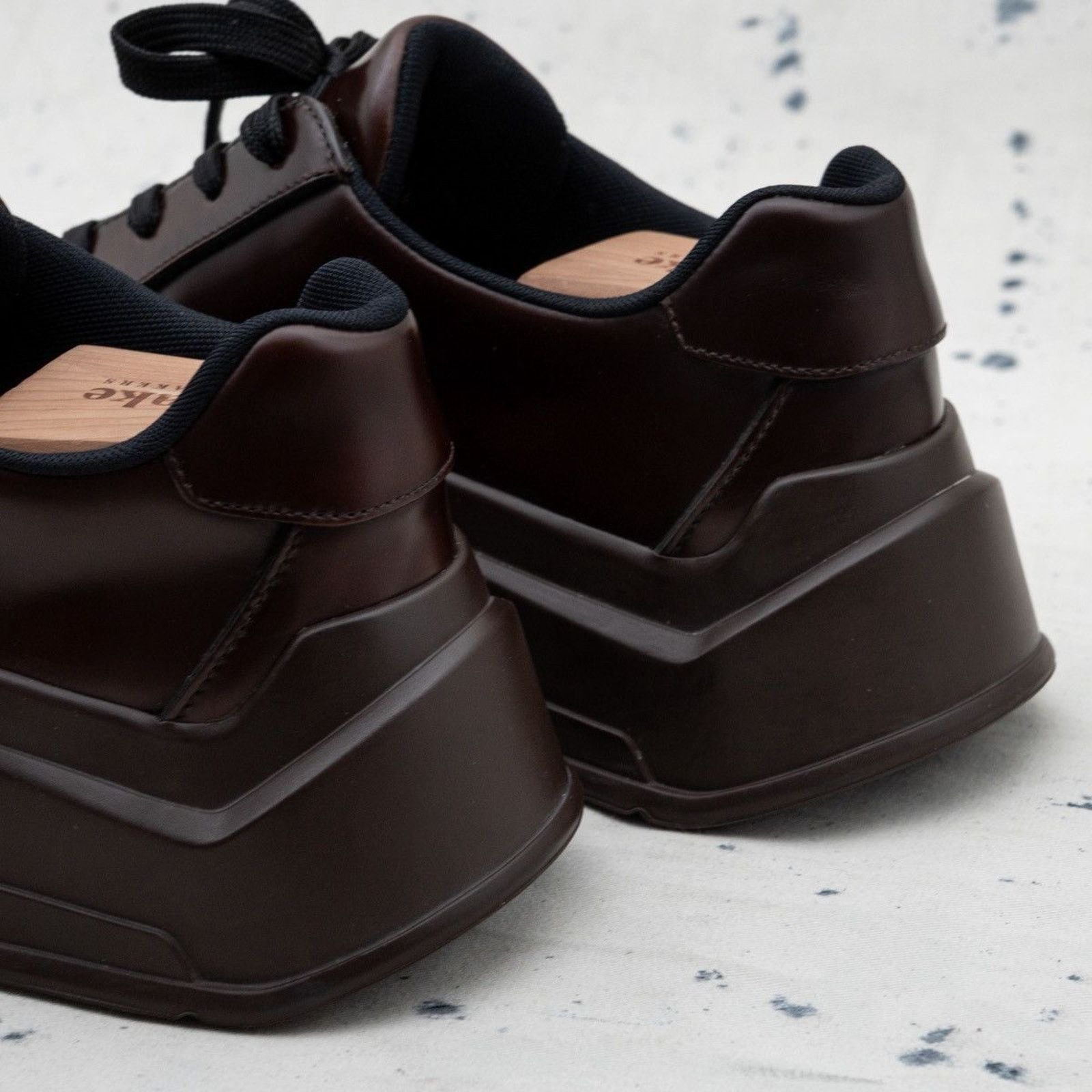Prada Iconic prada milano dark brown chunky sole leather sneakers Size US 8.5 / EU 41-42 - 8 Thumbnail