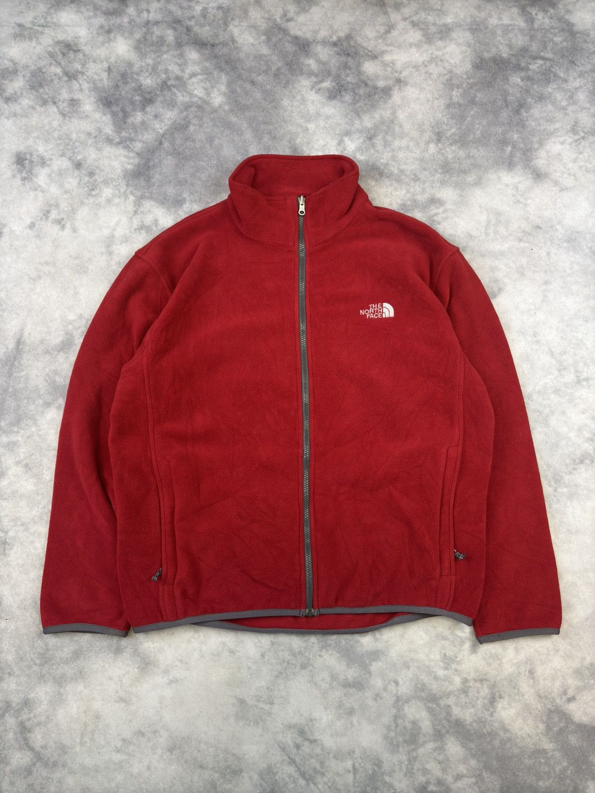 The North Face 💥Y2K THE NORTH FACE OUTDOOR FLEECE ZIP JACKET RED GORPCORE Size US L / EU 52-54 / 3 - 1 Thumbnail