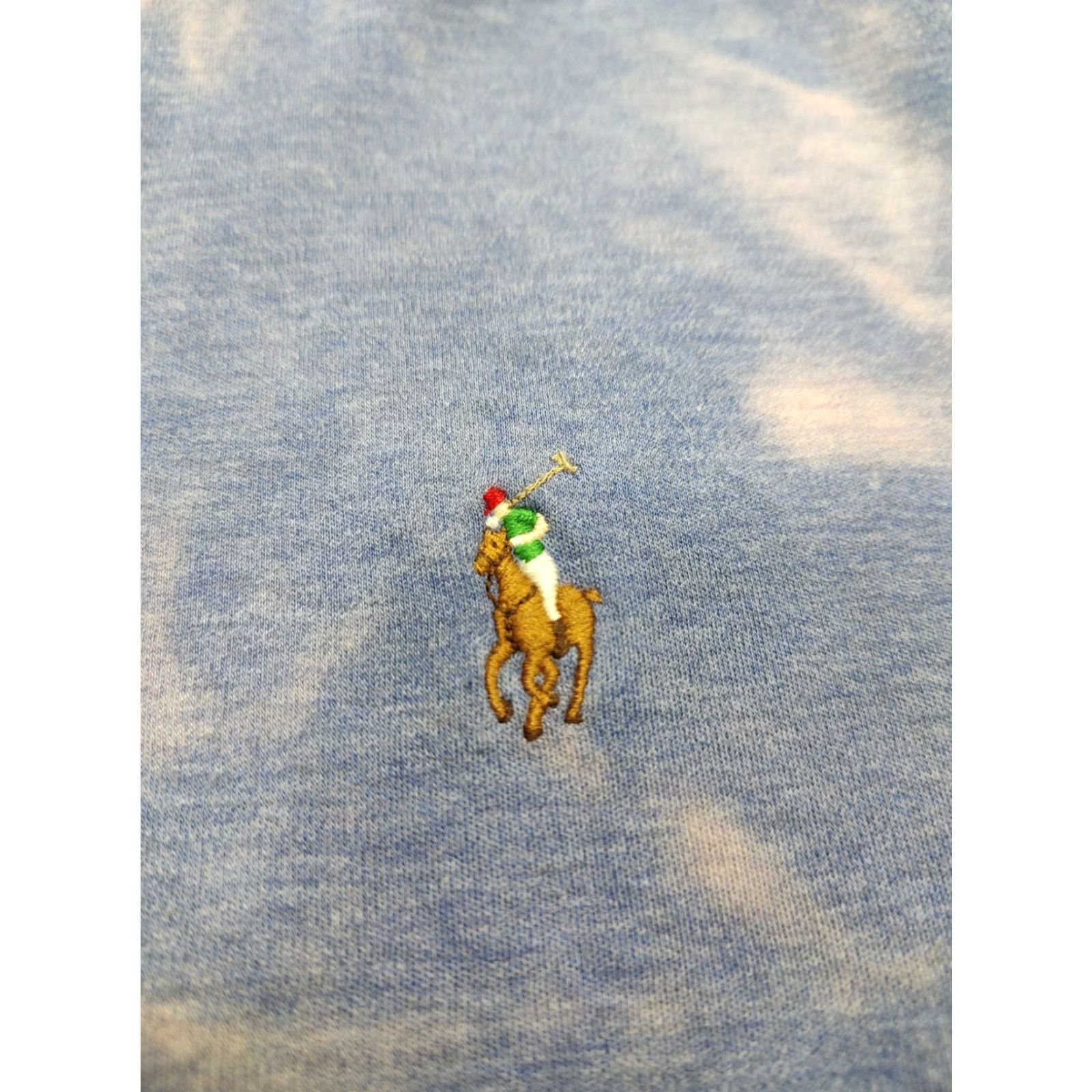 Polo Ralph Lauren VINTAGE Polo Ralph Lauren Shirt Mens Tie Dye Blue 100% Cotton Pima Short Sleeve Polo Acid Wash 90s College Classic USA Mens M Size US M / EU 48-50 / 2 - 3 Thumbnail