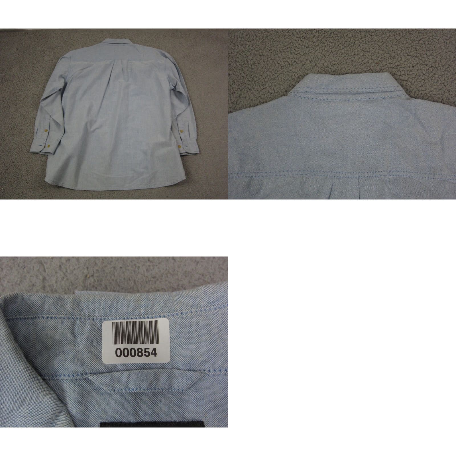 Vintage VINTAGE Woolrich Shirt Mens 2XL Blue Chambray Cotton Button-Up 2XL Casual Workwear Western Mens Size US XXL / EU 58 / 5 - 9 Thumbnail